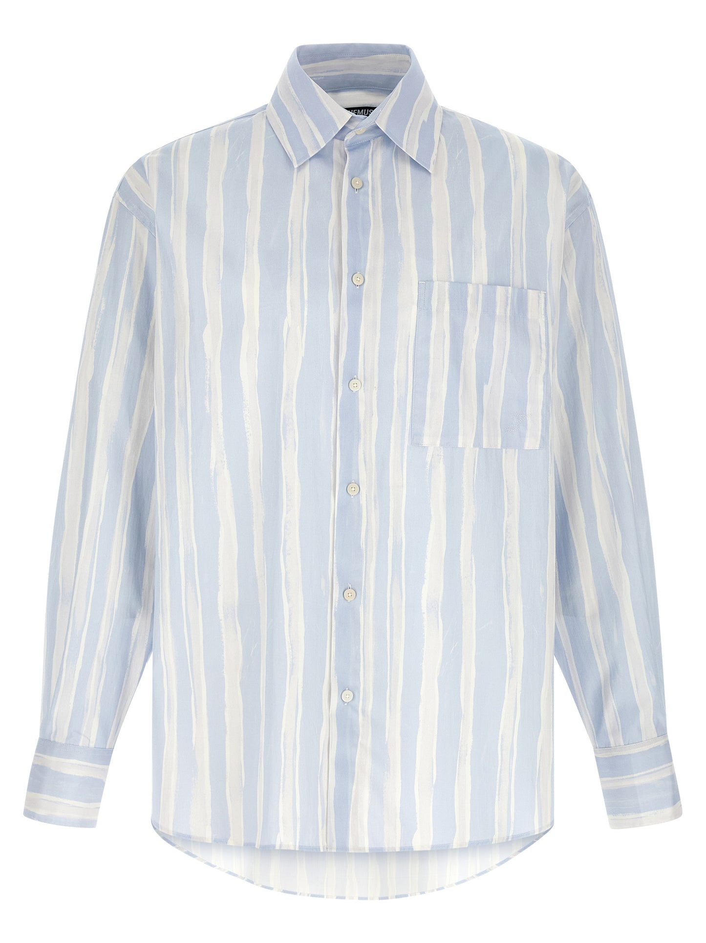 Jacquemus Blue Cotton Blouse