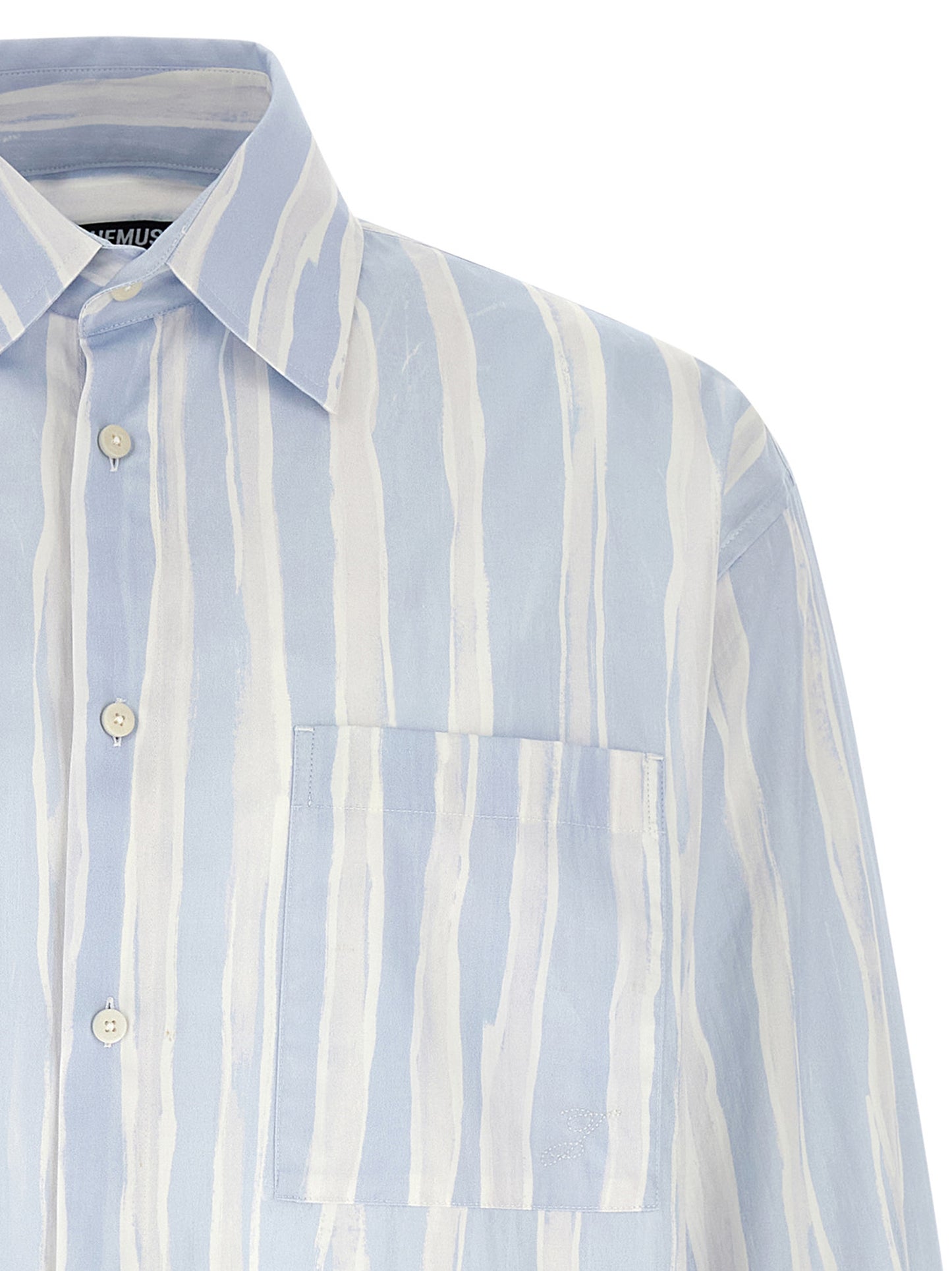 Jacquemus Blue Cotton Blouse
