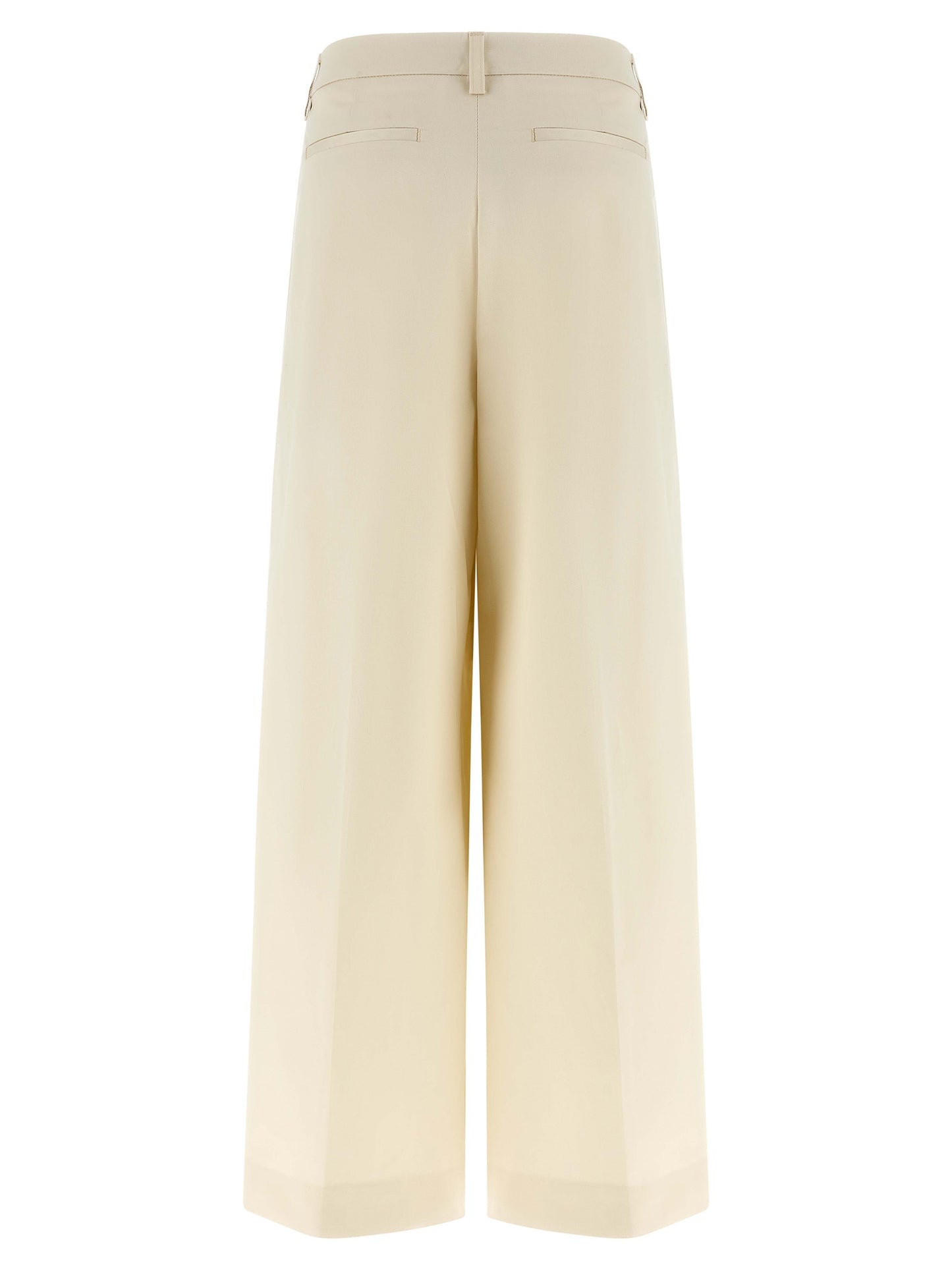 THELATEST White Cotton Casual Pants