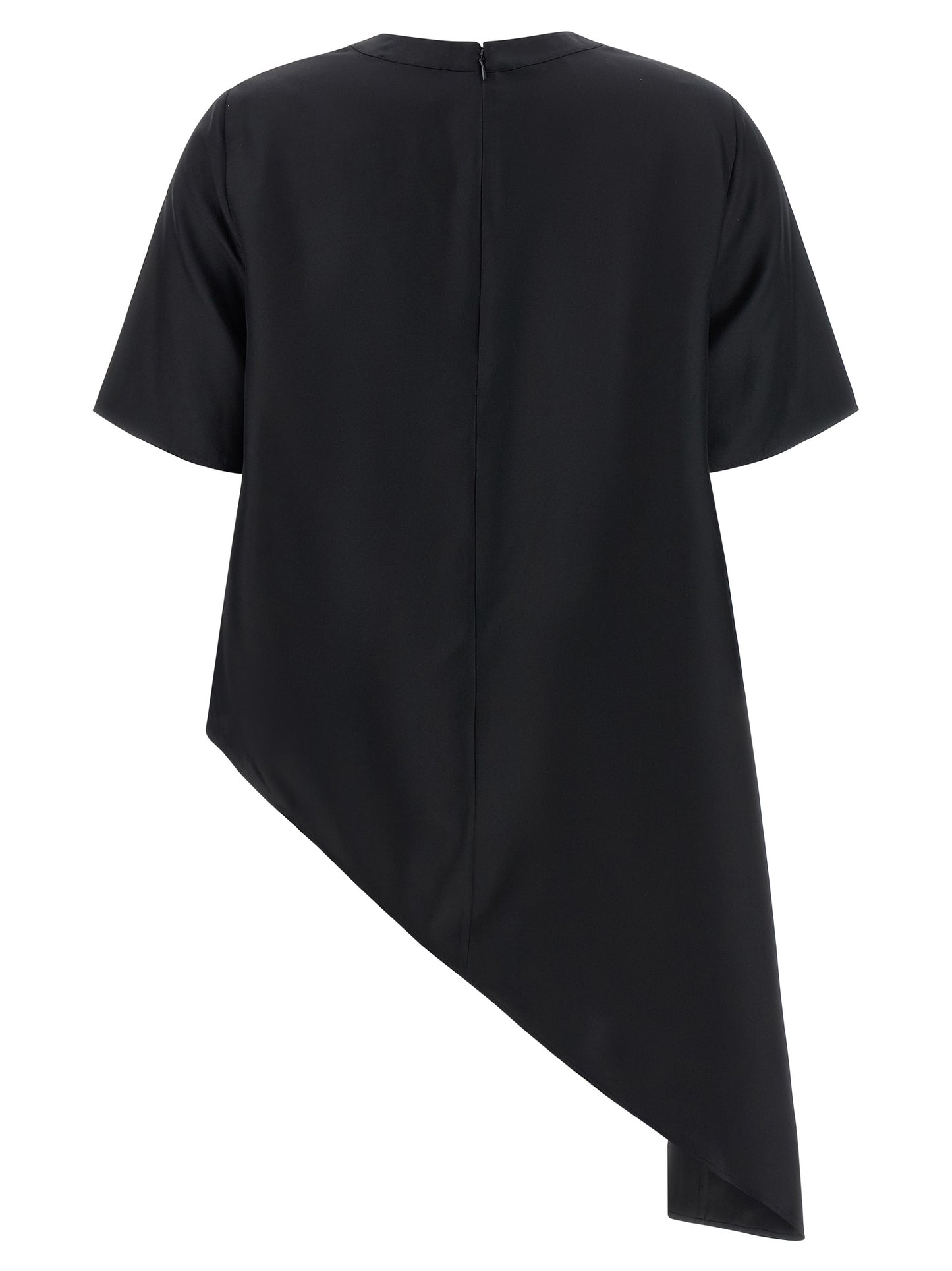 Loulou De Saison Black Silk Blouse