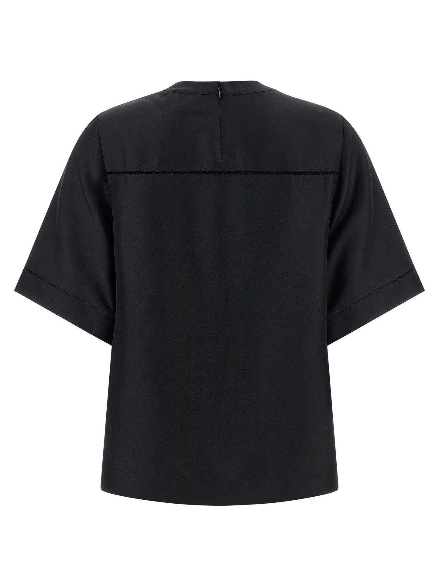 Loulou De Saison Black Silk Shirt