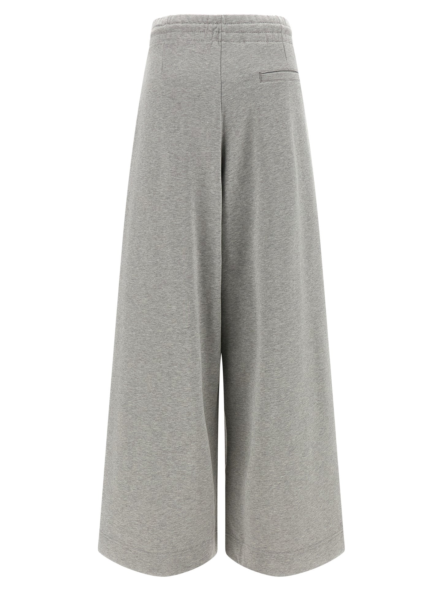 Dries Van Noten Gray Cotton Casual Pants