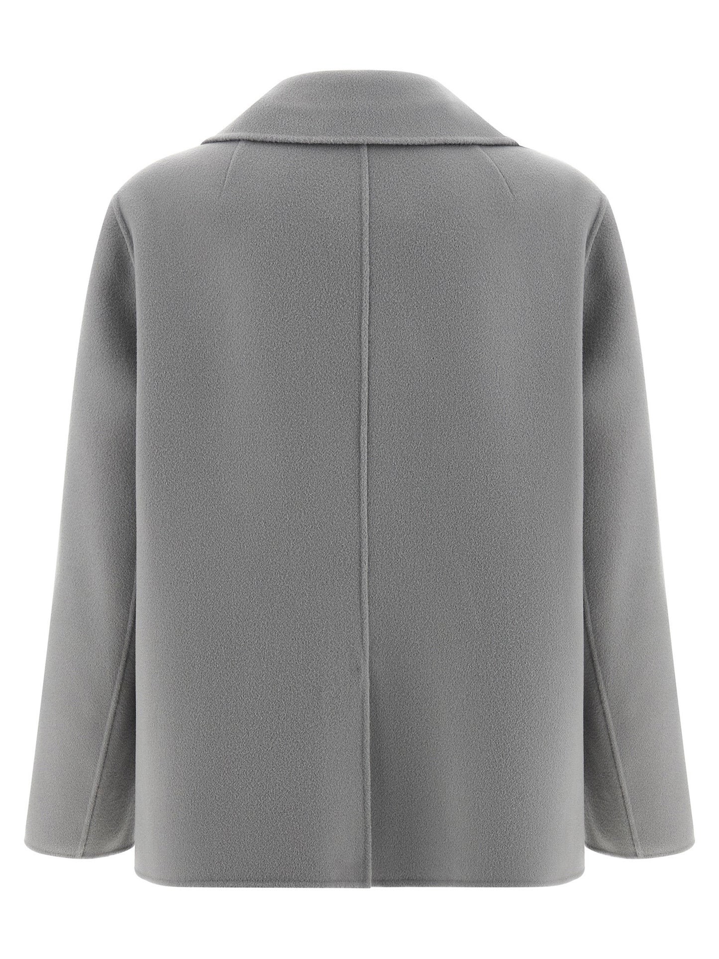 'S Max Mara Gray Virgin Wool Blazer