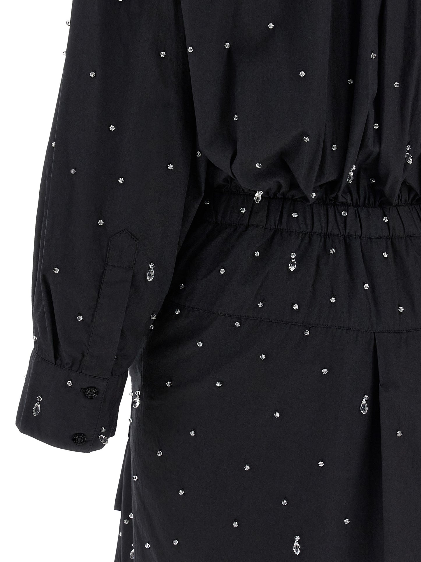 Giuseppe Di Morabito Black Cotton Short Dress