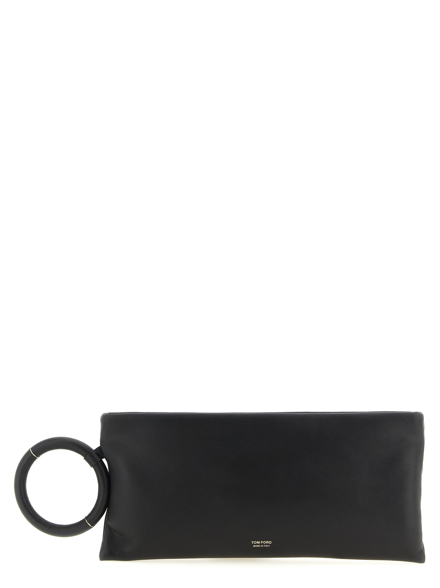 Tom Ford Black Lambskin Clutch Bag