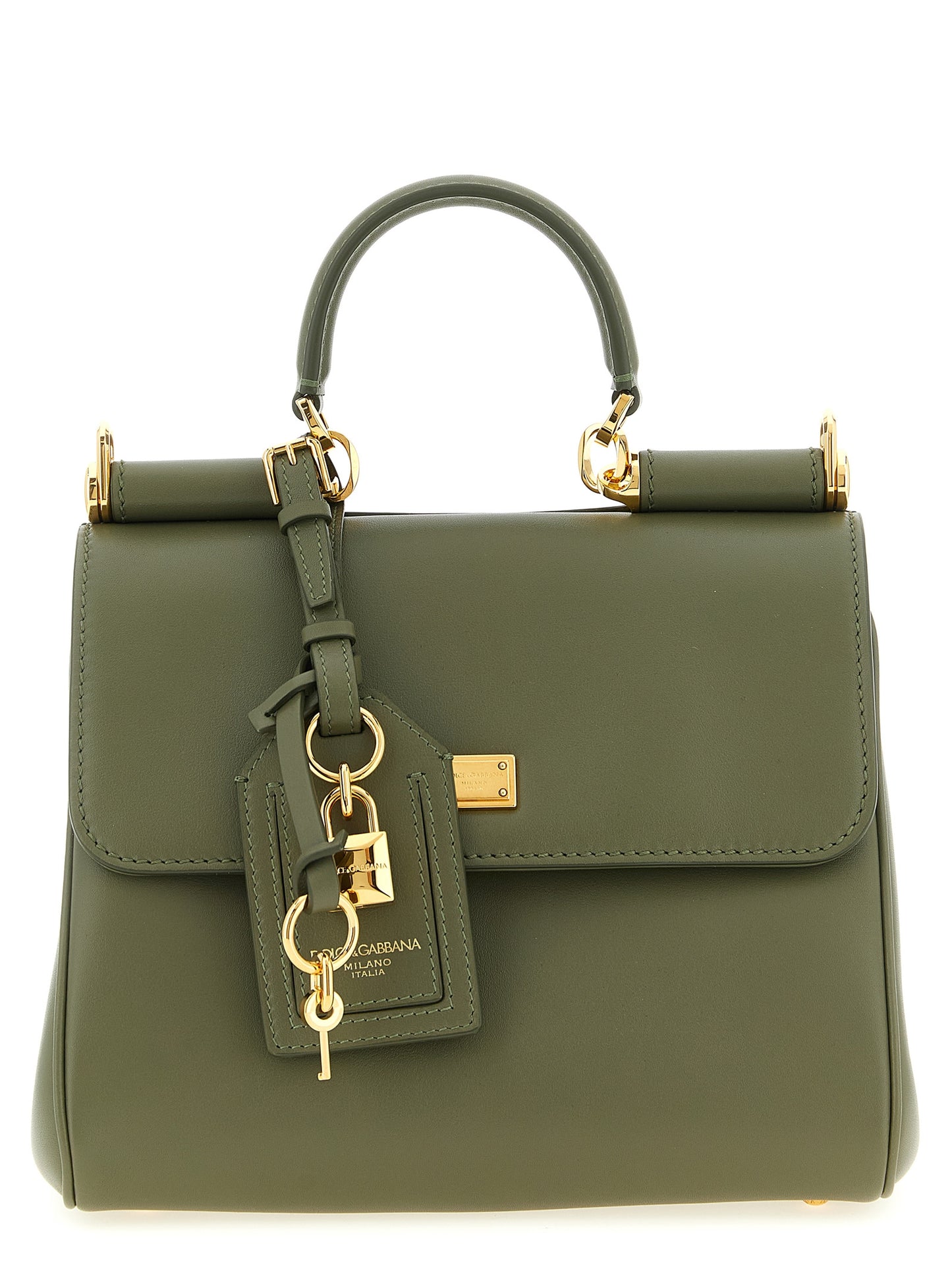 Dolce & Gabbana Bicolor Calfskin Handbag