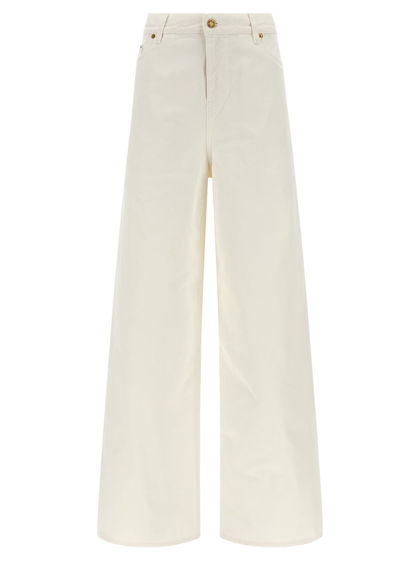 Golden Goose White Cotton Boyfriend Jeans