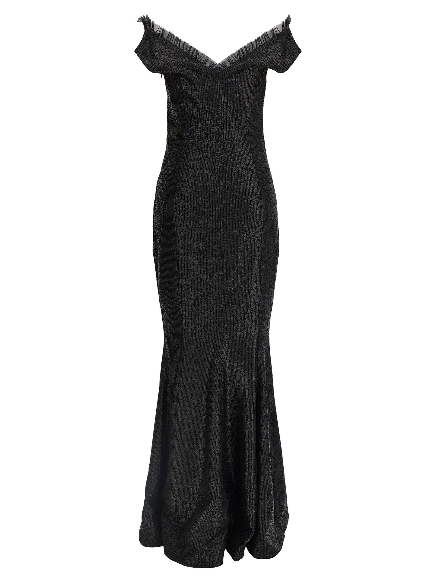 Norma Kamali Black Polyester Long Dress