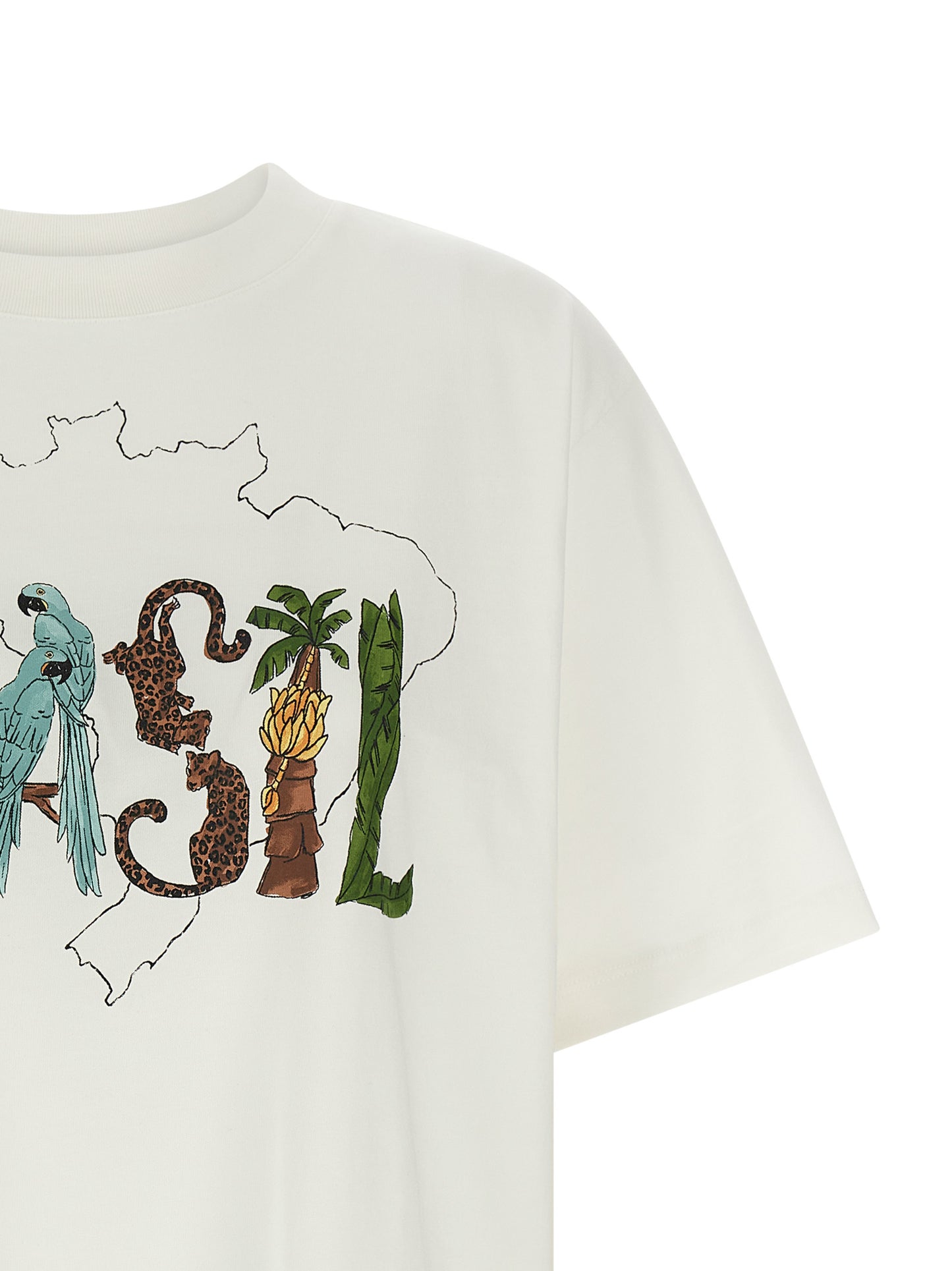 FARM RIO White Cotton T-Shirt