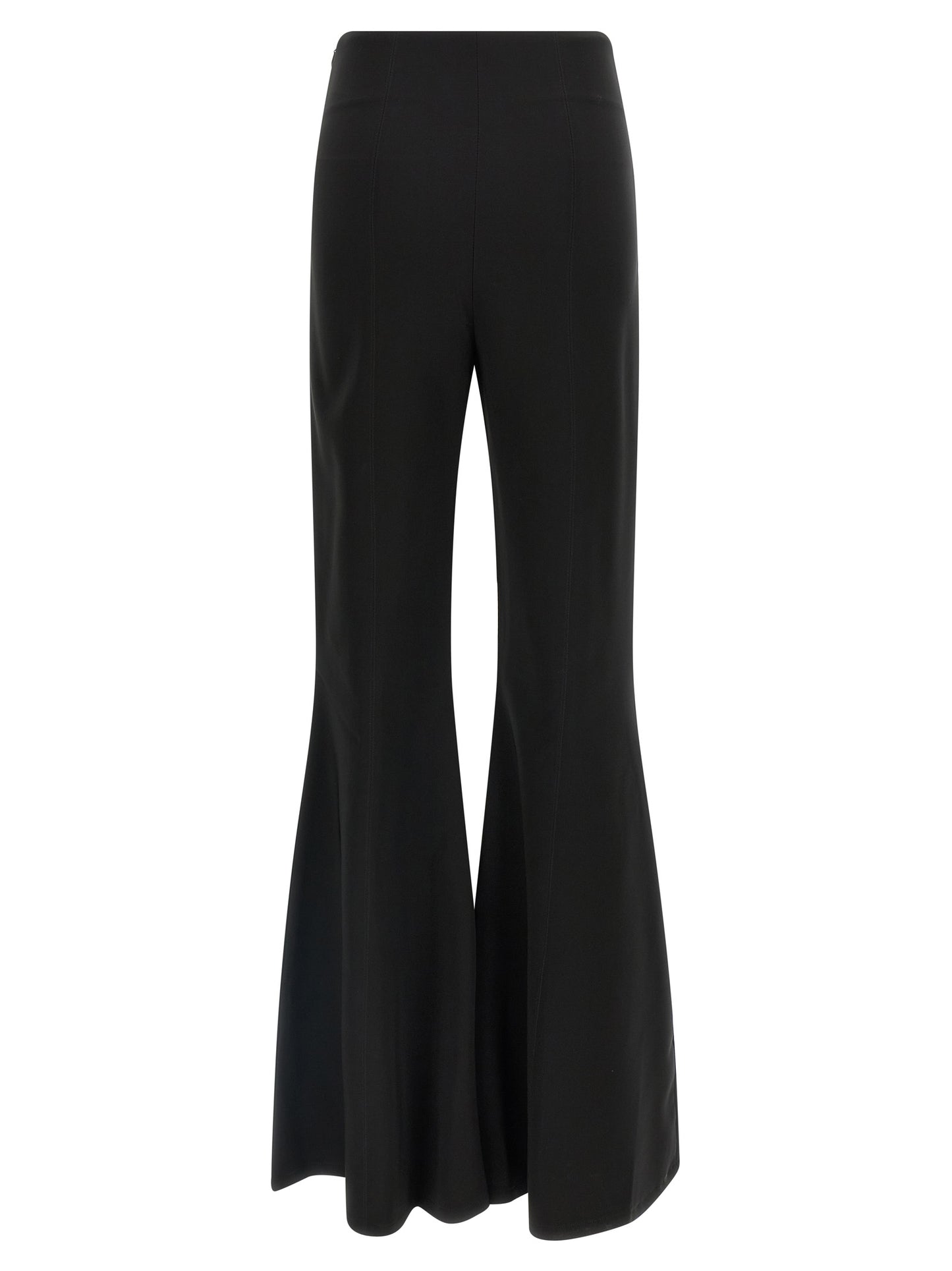 CATALINA Black Triacetate Flared Pants