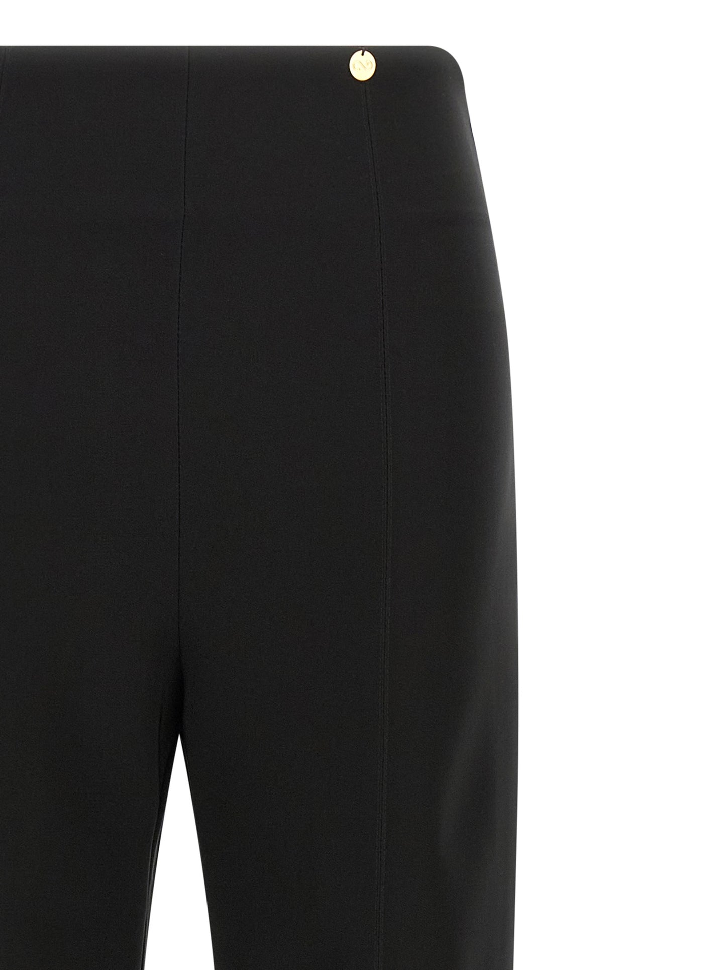 CATALINA Black Triacetate Flared Pants