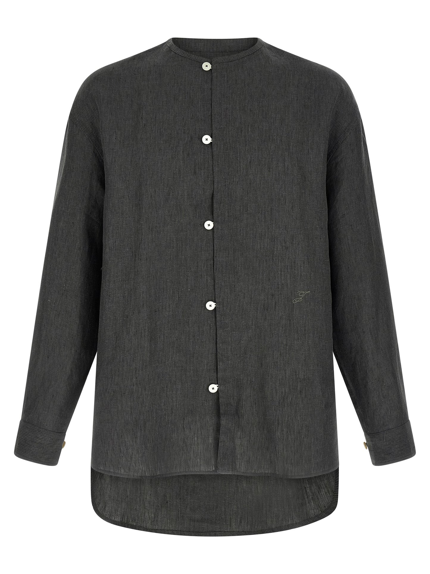 Jacquemus Gray Linen Blouse