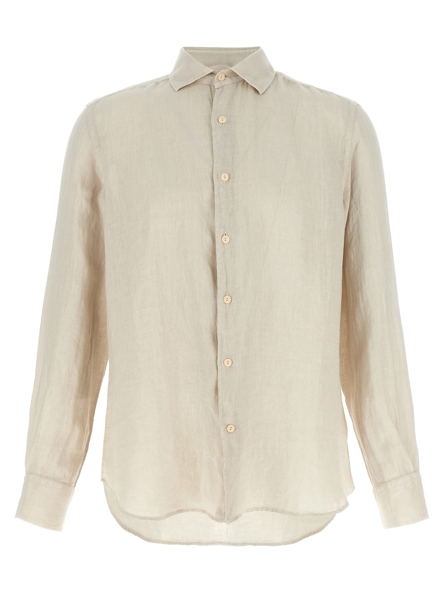 MC2 Saint Barth Beige Linen Blouse