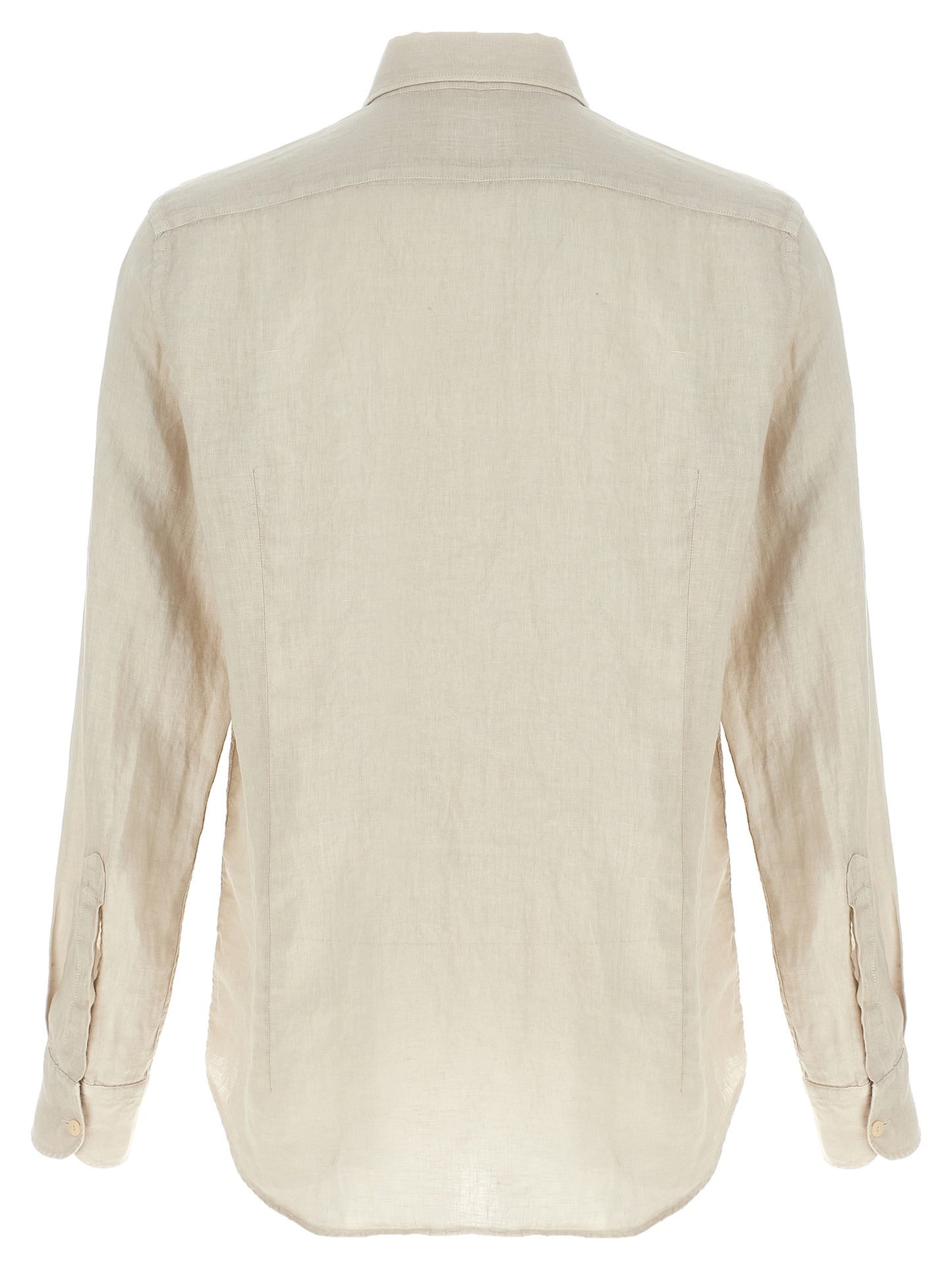 MC2 Saint Barth Beige Linen Blouse