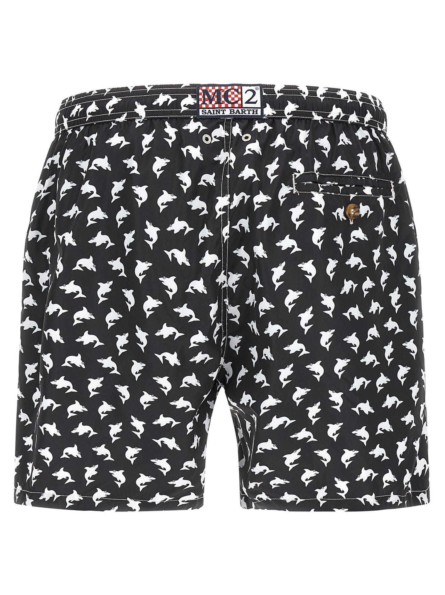 MC2 Saint Barth Bicolor Polyester Swim Shorts
