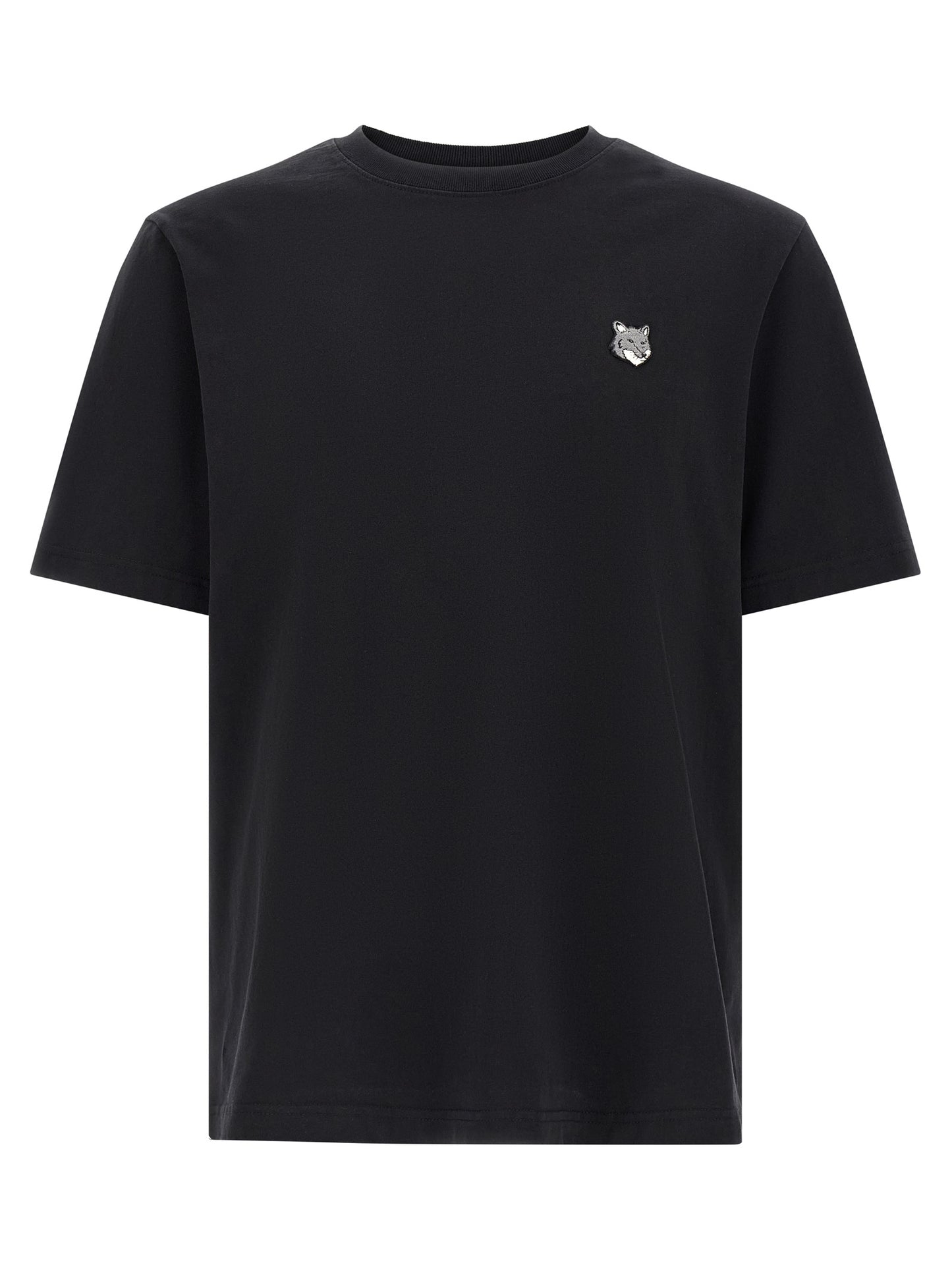 Maison Kitsuné Black Cotton T-Shirt