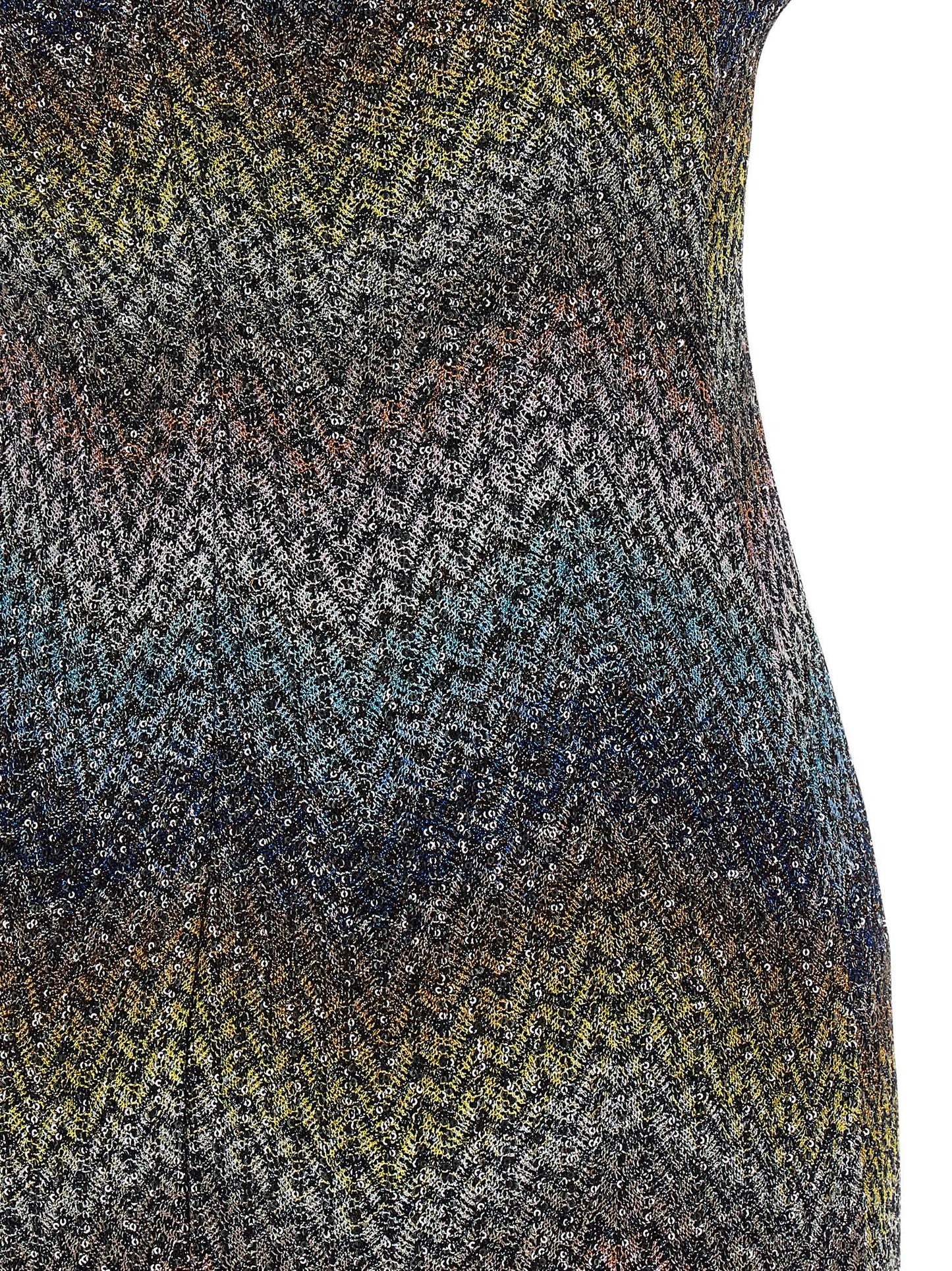 Missoni Multicolor Viscose Short Dress
