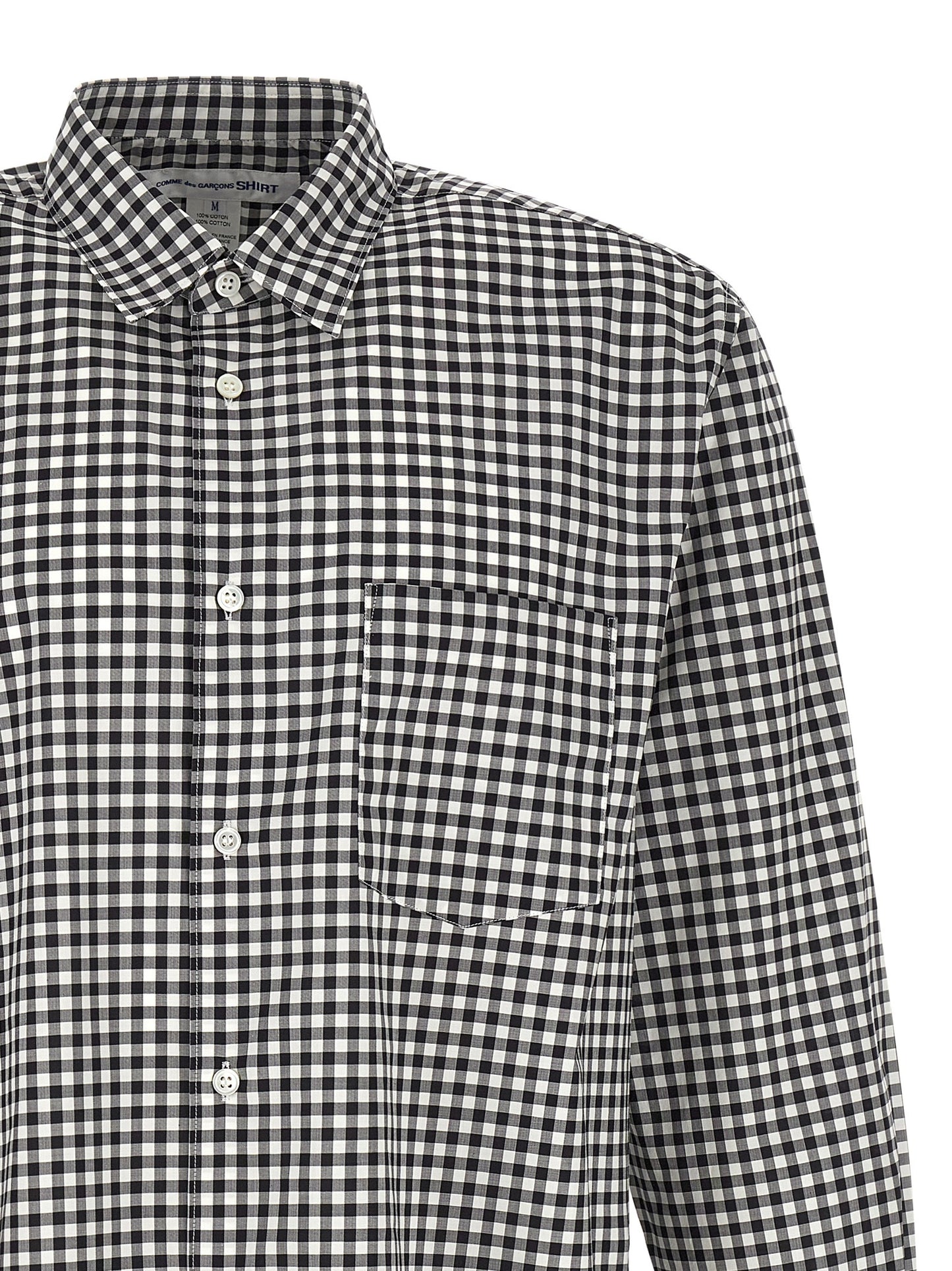 Comme Des Garçons Black Cotton Blouse