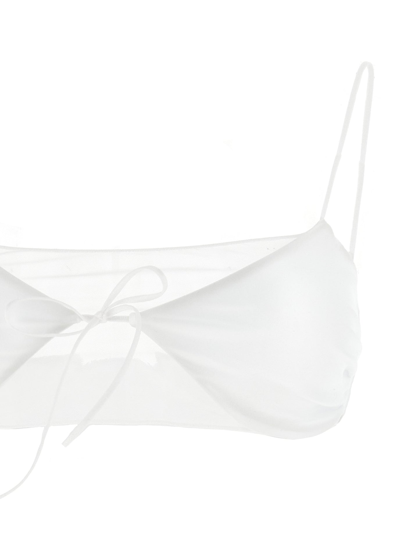 ALLIS White Polyester Bikini