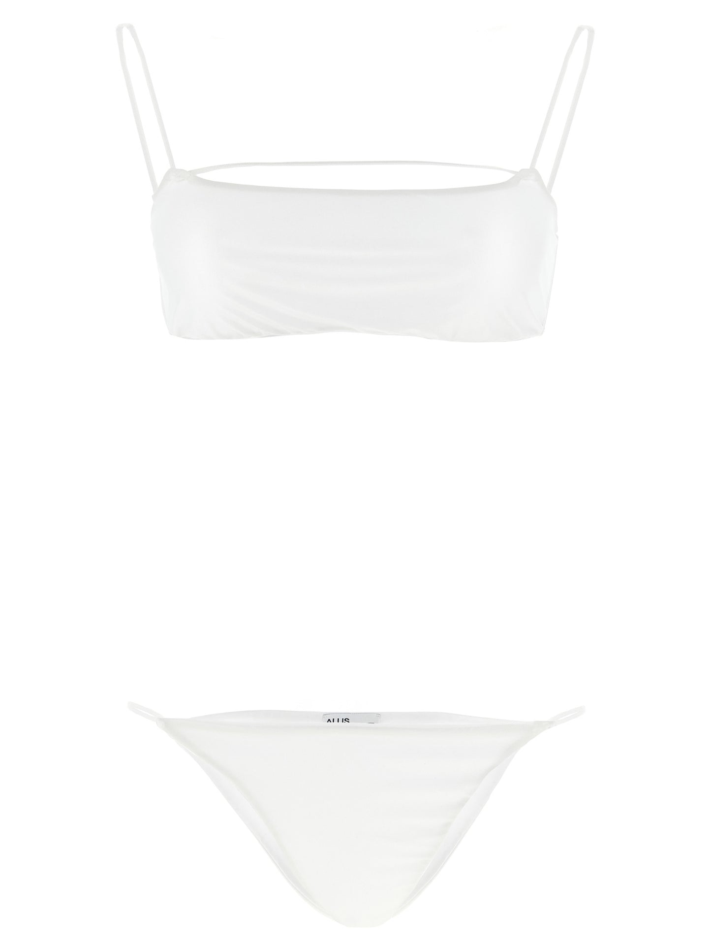 ALLIS White Polyester Bikini