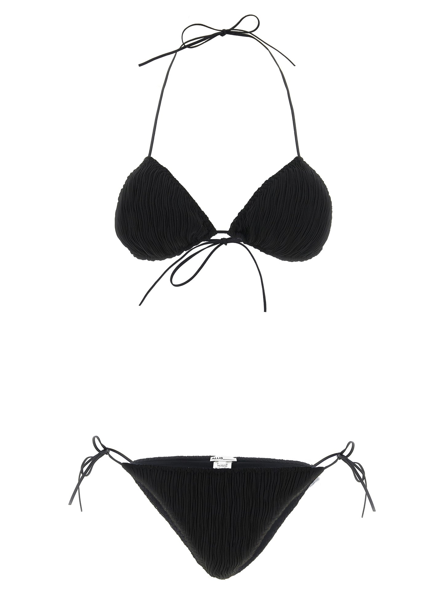 ALLIS Black Polyester Bikini