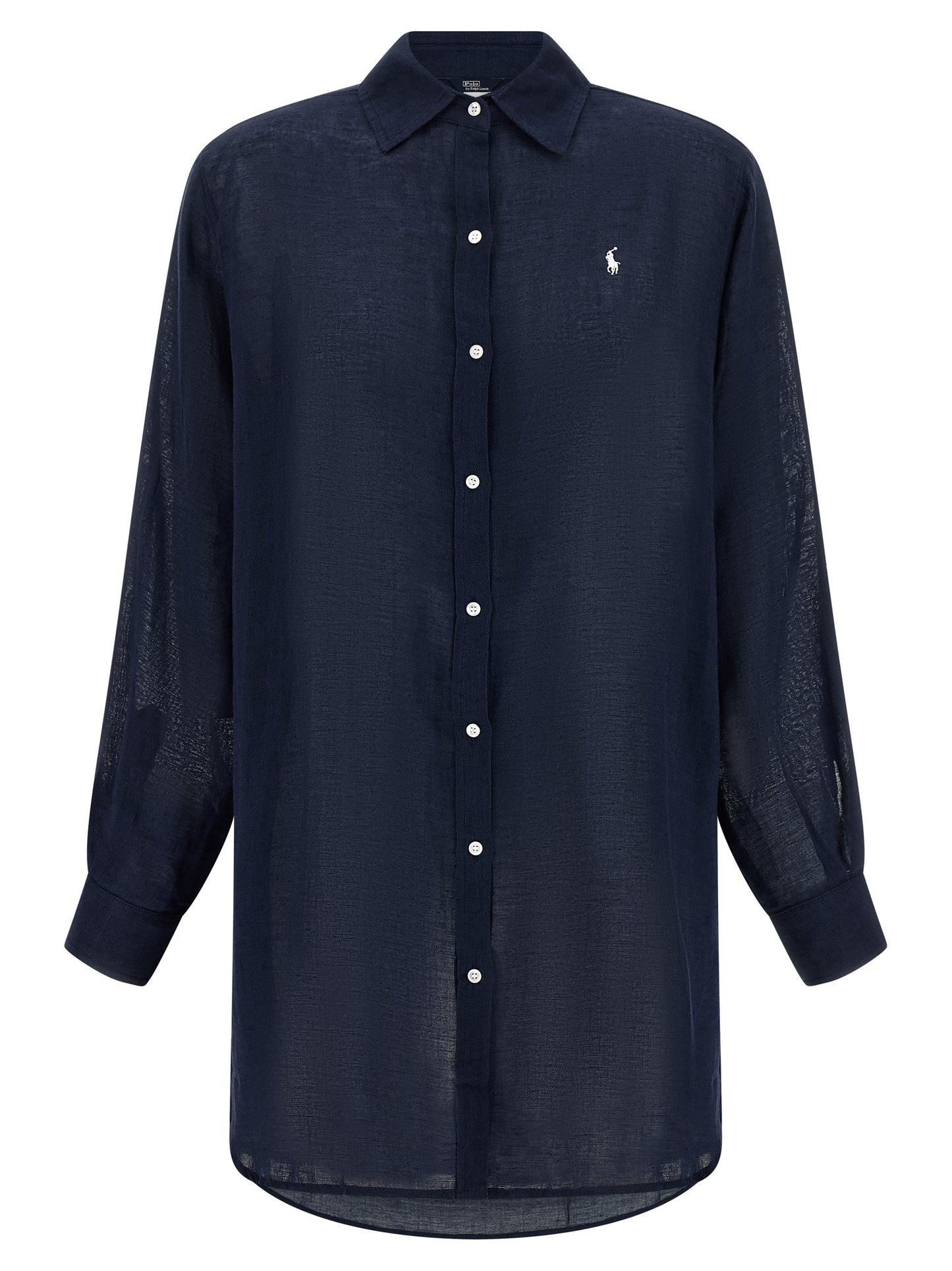 Polo Ralph Lauren Blue Organic Cotton Blouse