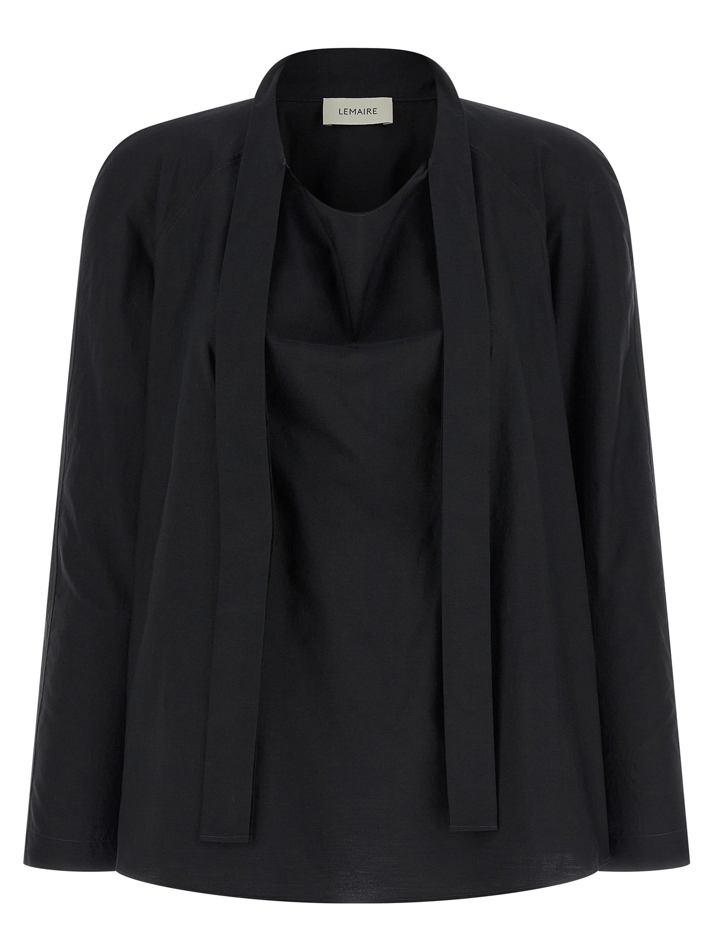 Lemaire Black Cotton Blouse
