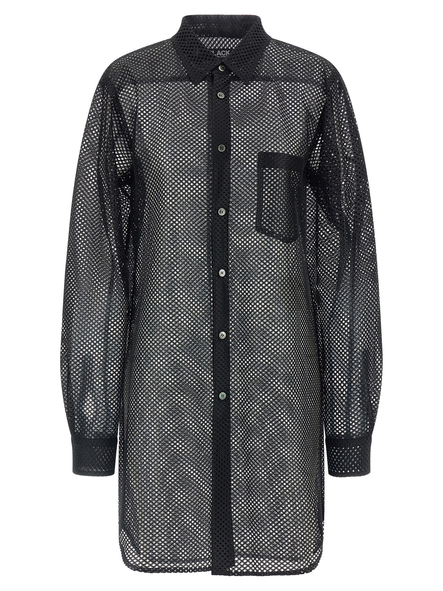 Comme Des Garçons Black Polyester Blouse