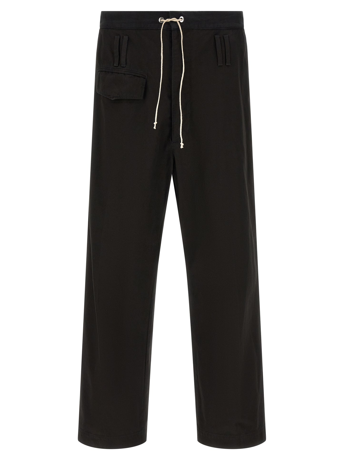 Namacheko Black Cotton Casual Pants