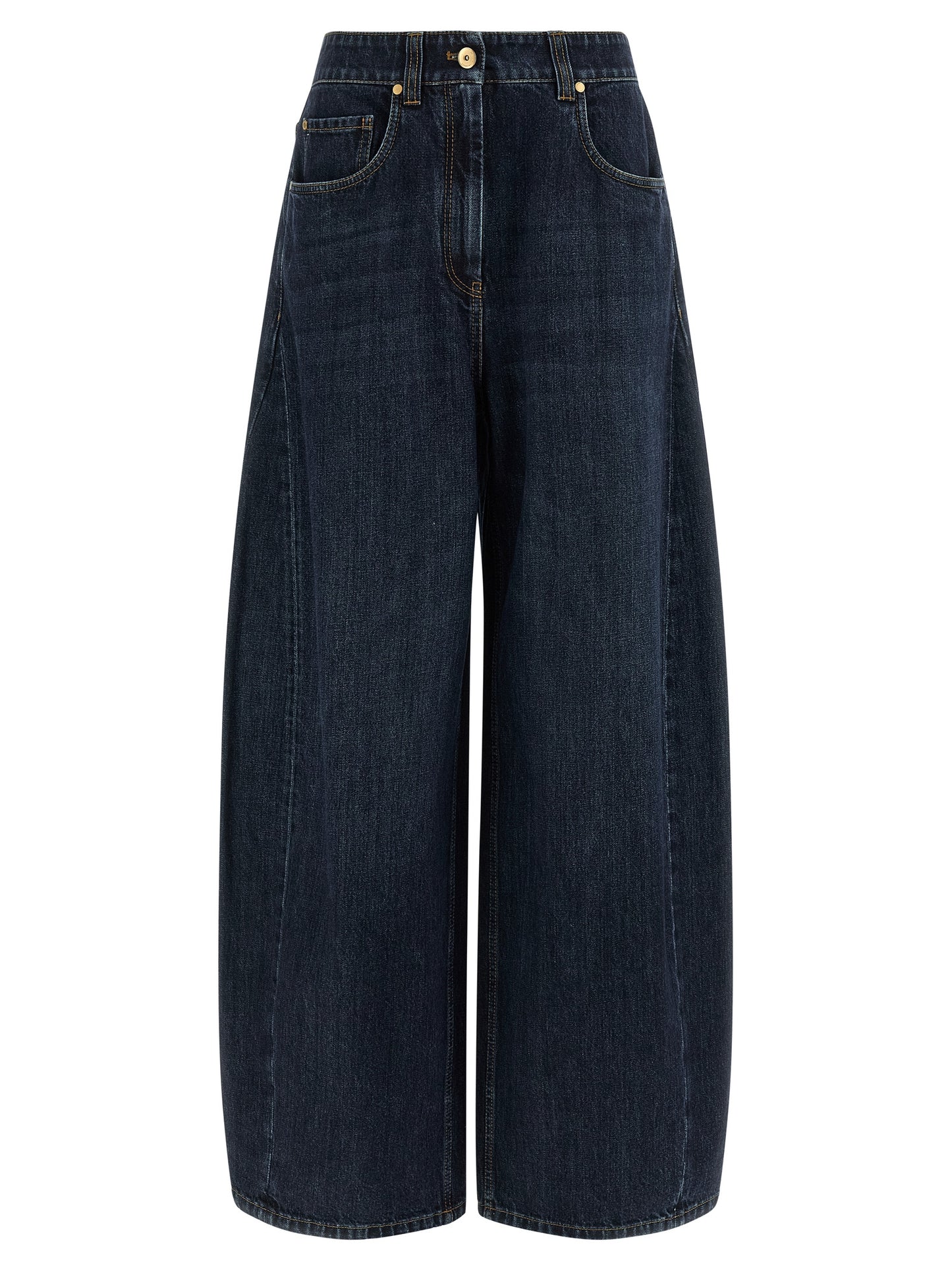 Brunello Cucinelli Blue Cotton Jeans Denim