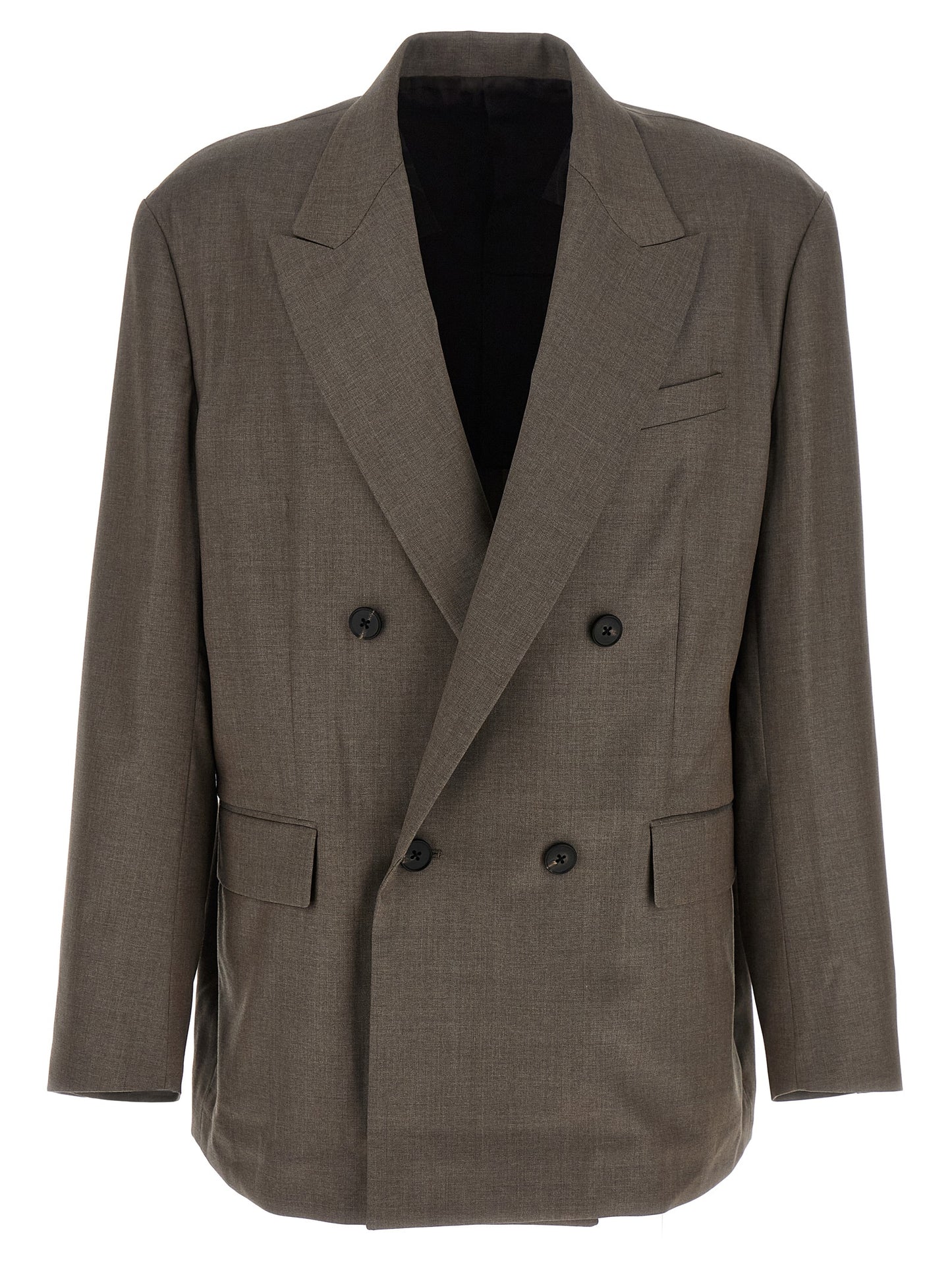 SSSTEIN Gray Wool Blazer
