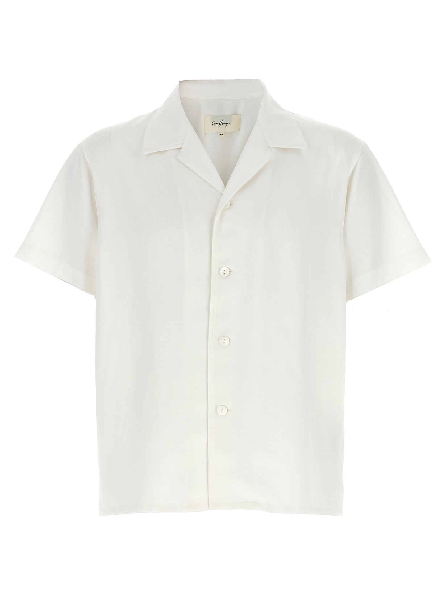 SECOND/LAYER White Lyocell Blouse