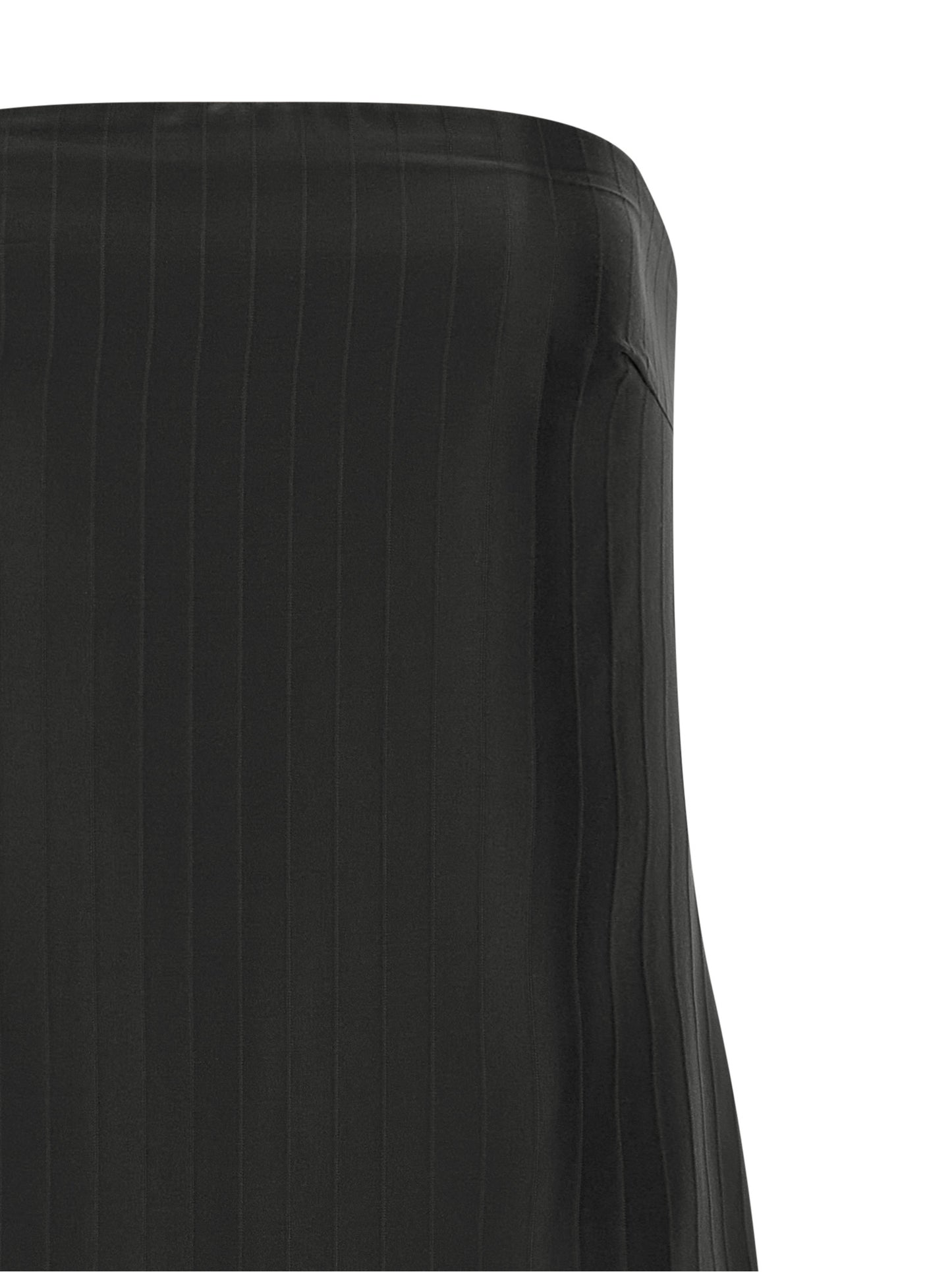 Loulou De Saison Black Viscose Midi Dress