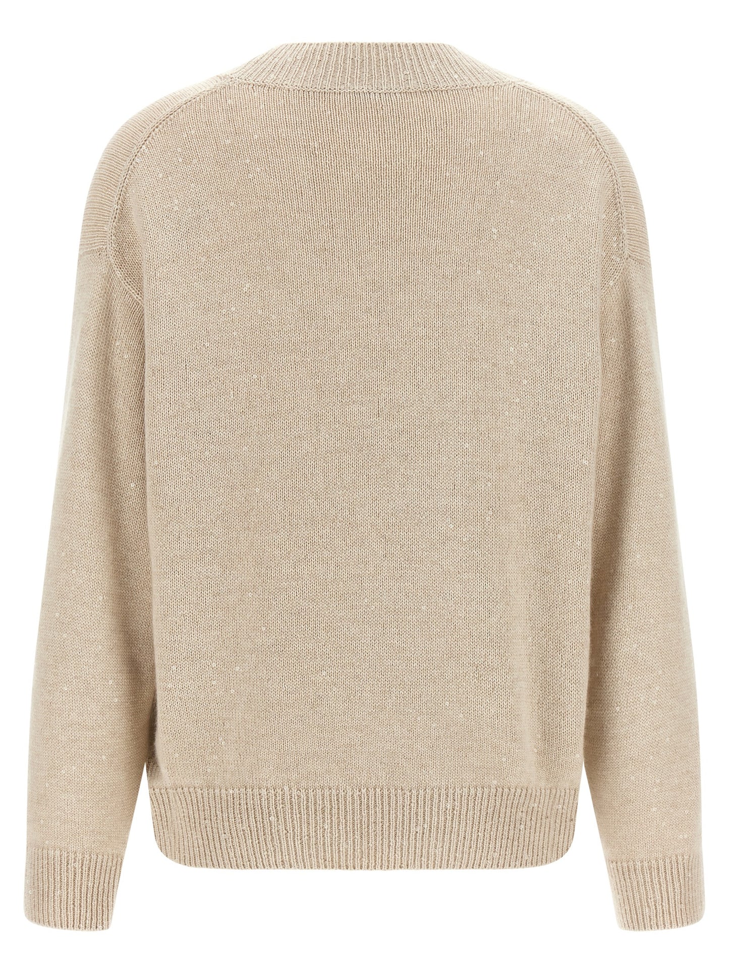 Brunello Cucinelli Beige Cashmere Cardigan