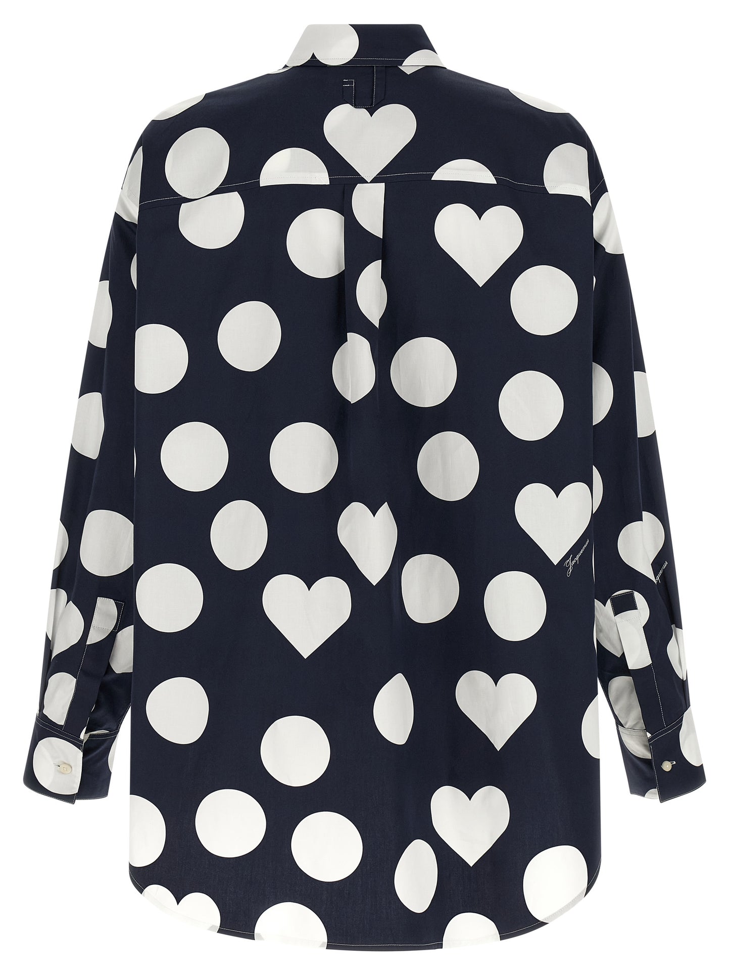 Jacquemus Blue Cotton Blouse