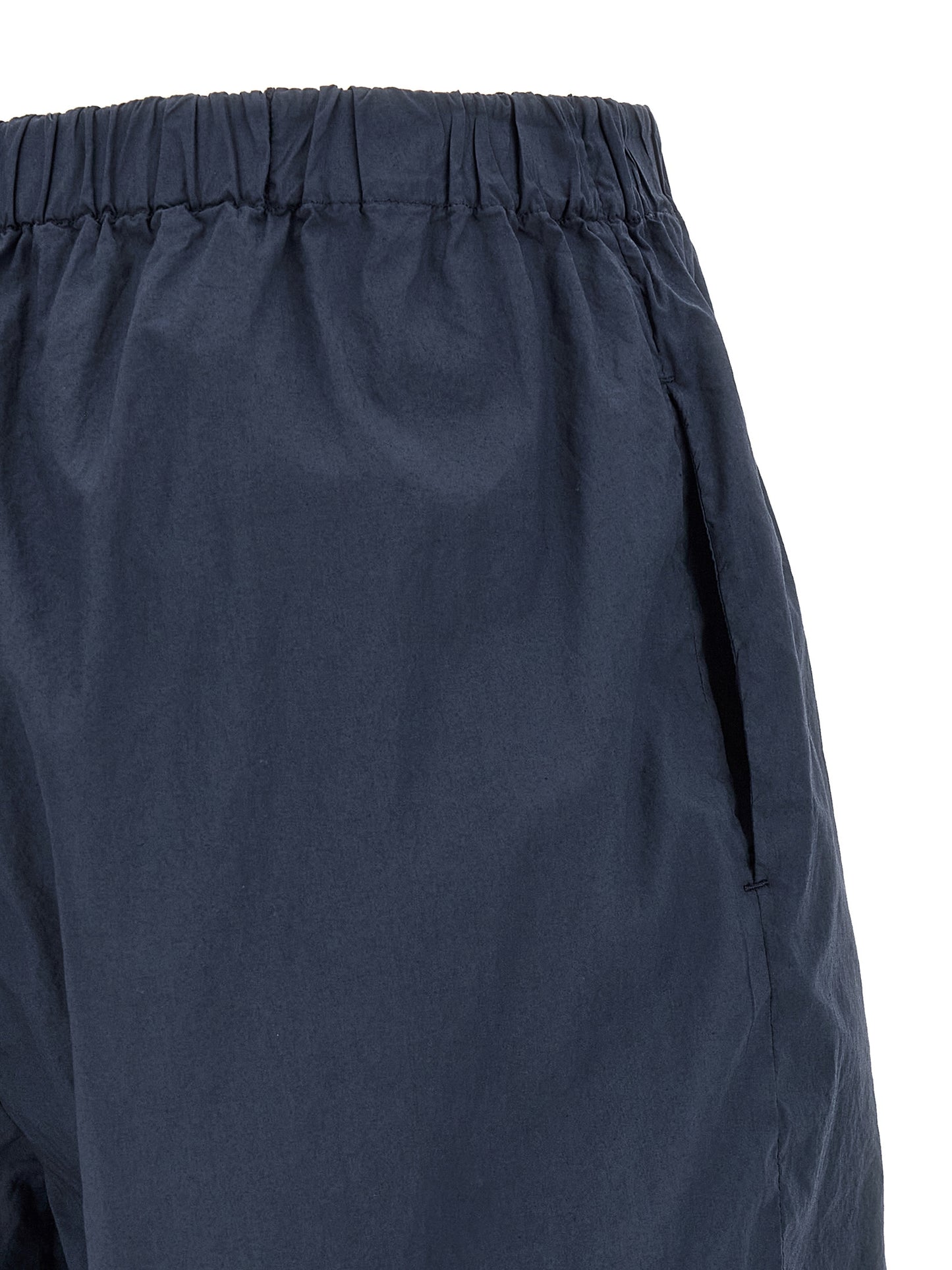 XACUS Blue Cotton Bermuda Shorts