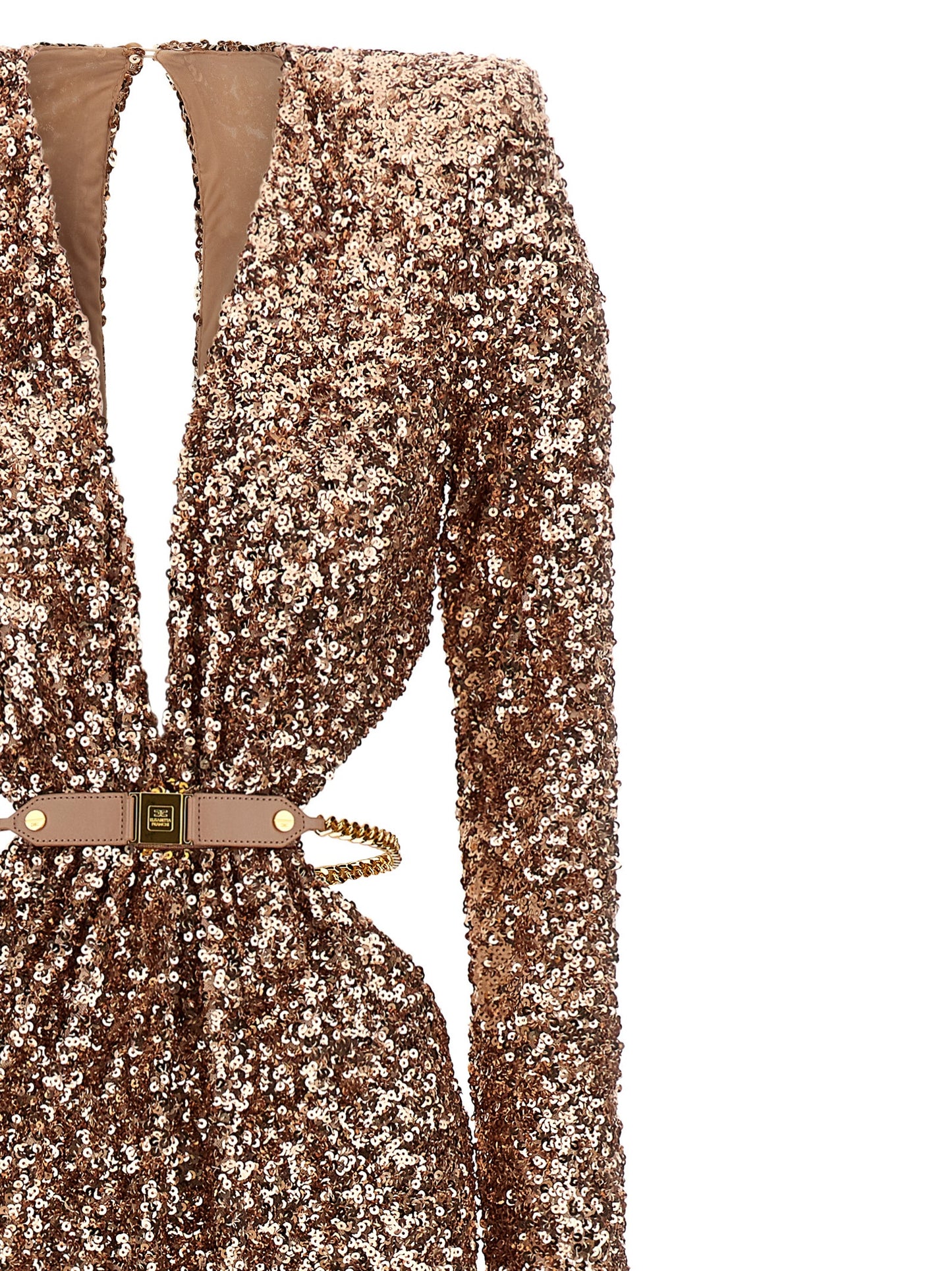 Elisabetta Franchi Multicolor Polyester Long Dress