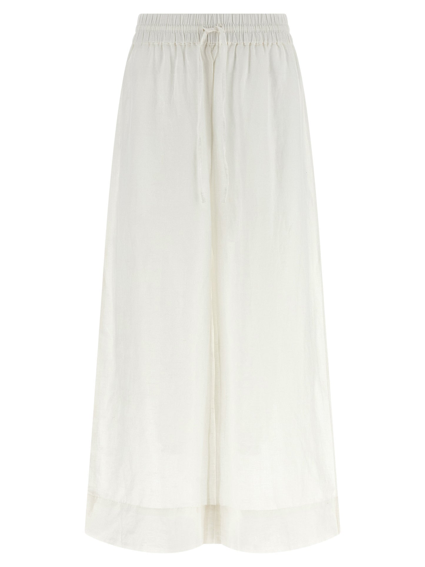 Polo Ralph Lauren White Linen Casual Pants
