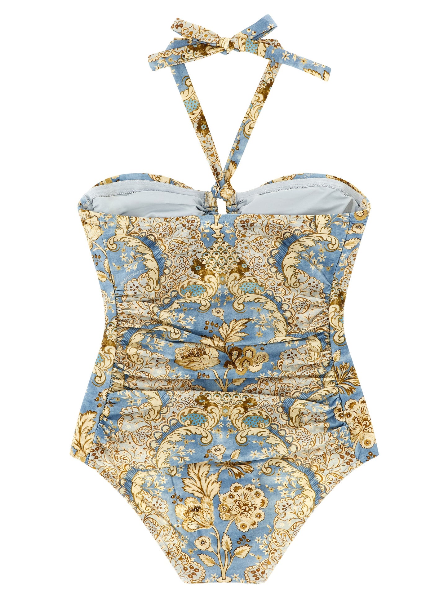 Zimmermann Blue Polyamide One-Piece Swimsuit