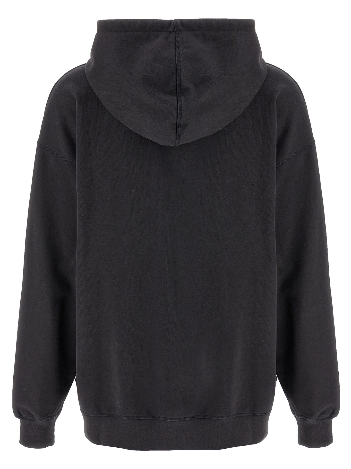 Ganni Gray Organic Cotton Hoodie