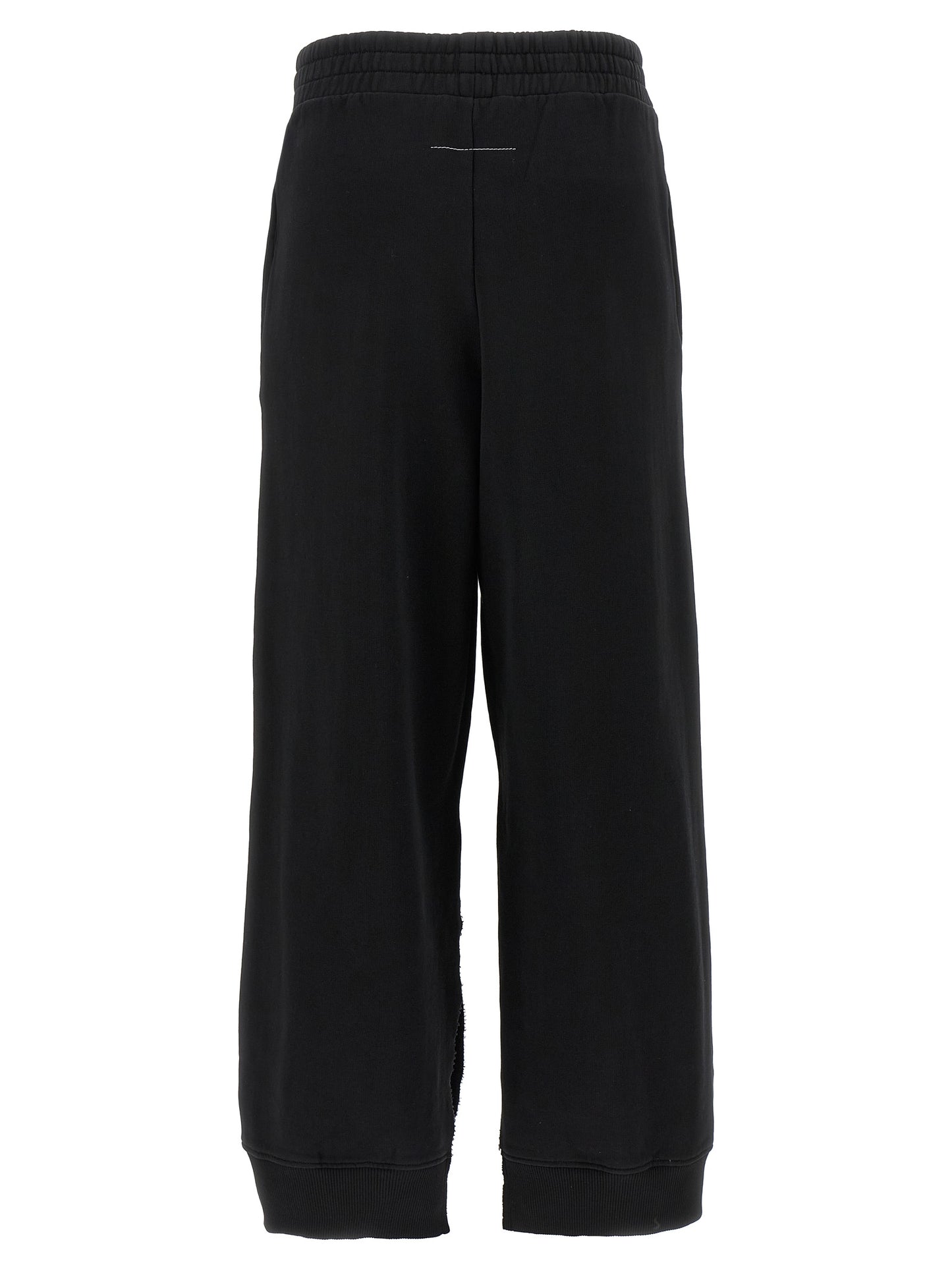 MM6 Maison Margiela Black Cotton Joggers (Workout Pants)