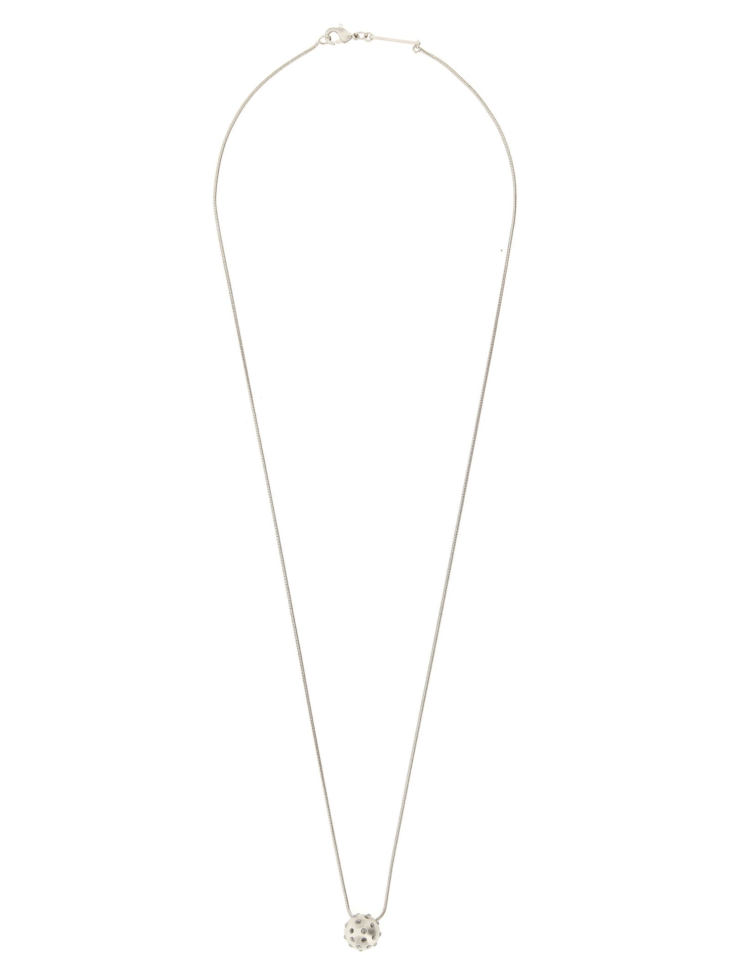 Rick Owens Silver Brass Necklace