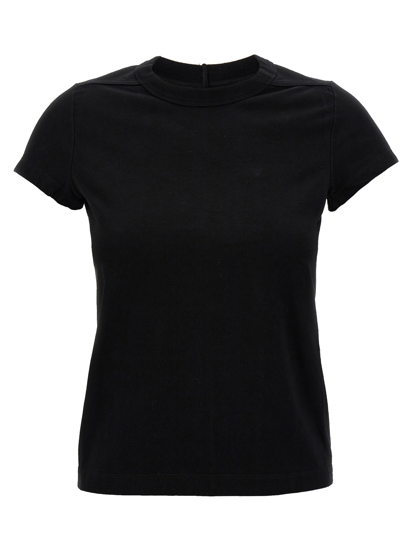 Rick Owens Black Cotton T-Shirt