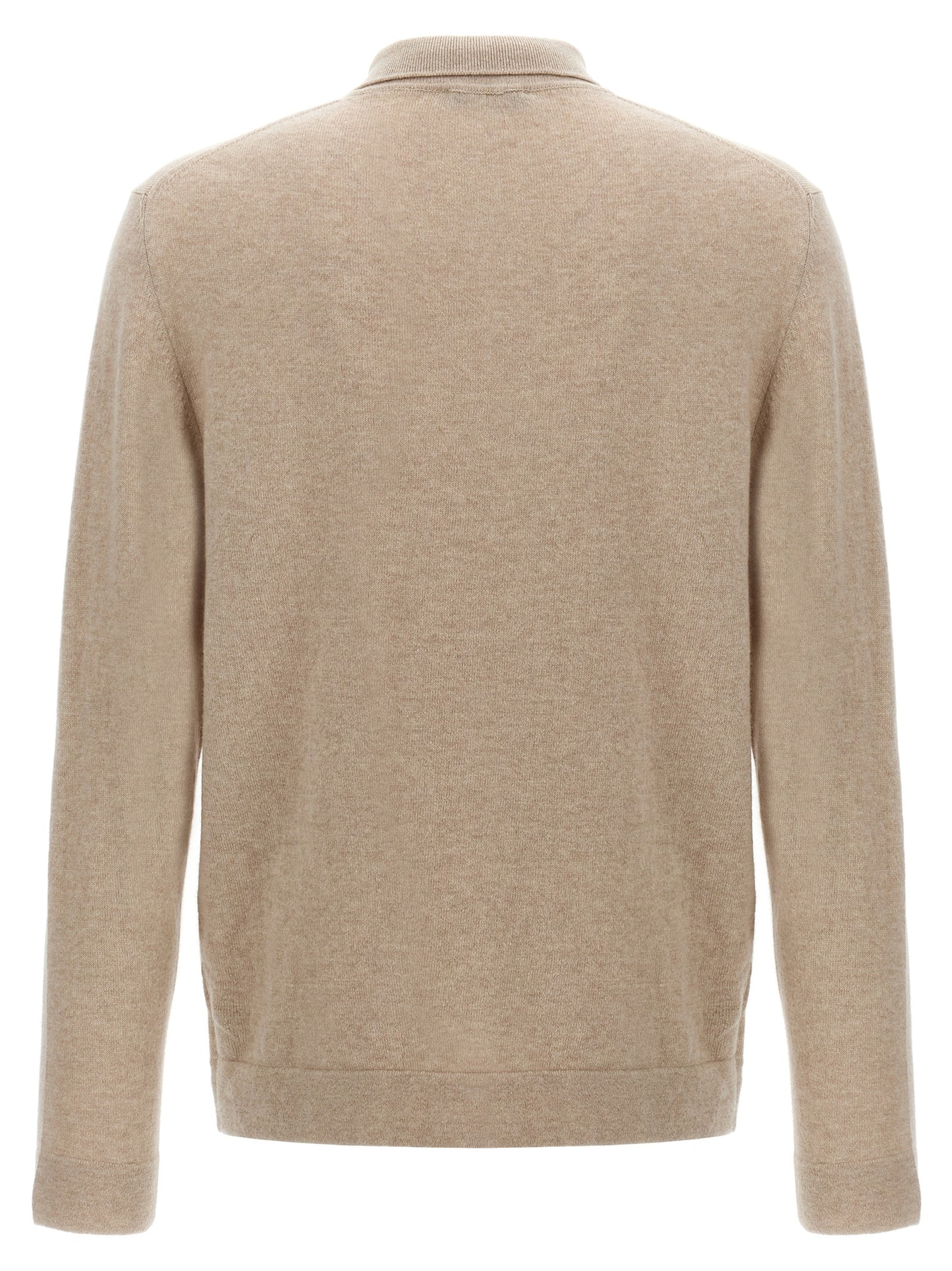 ZANONE Beige Virgin Wool Polo Shirt
