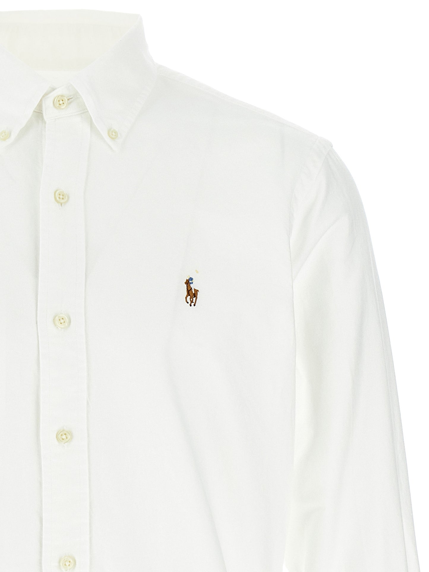 Polo Ralph Lauren White Cotton Blouse