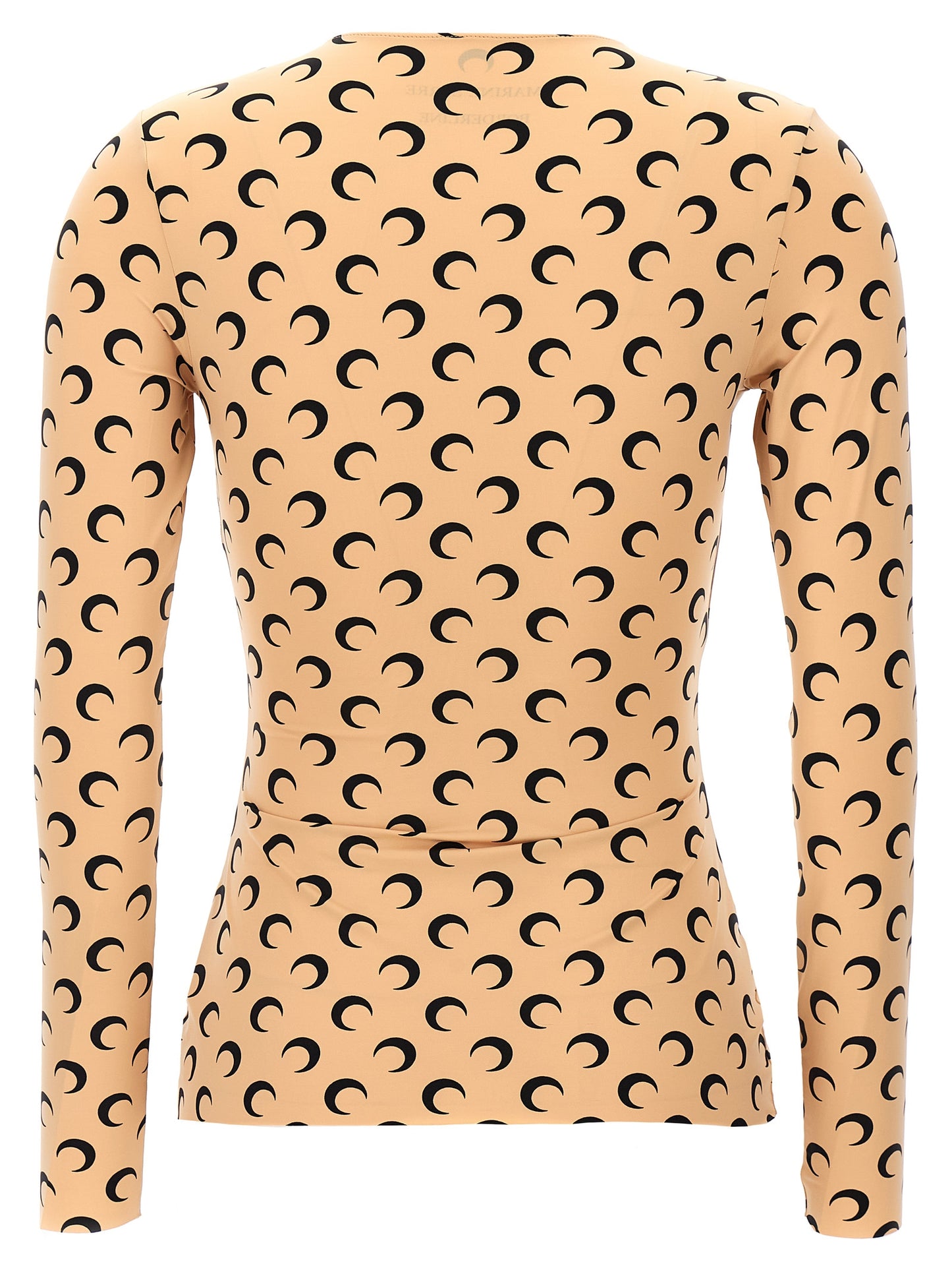 Marine Serre Beige Polyamide Pattern Shirt