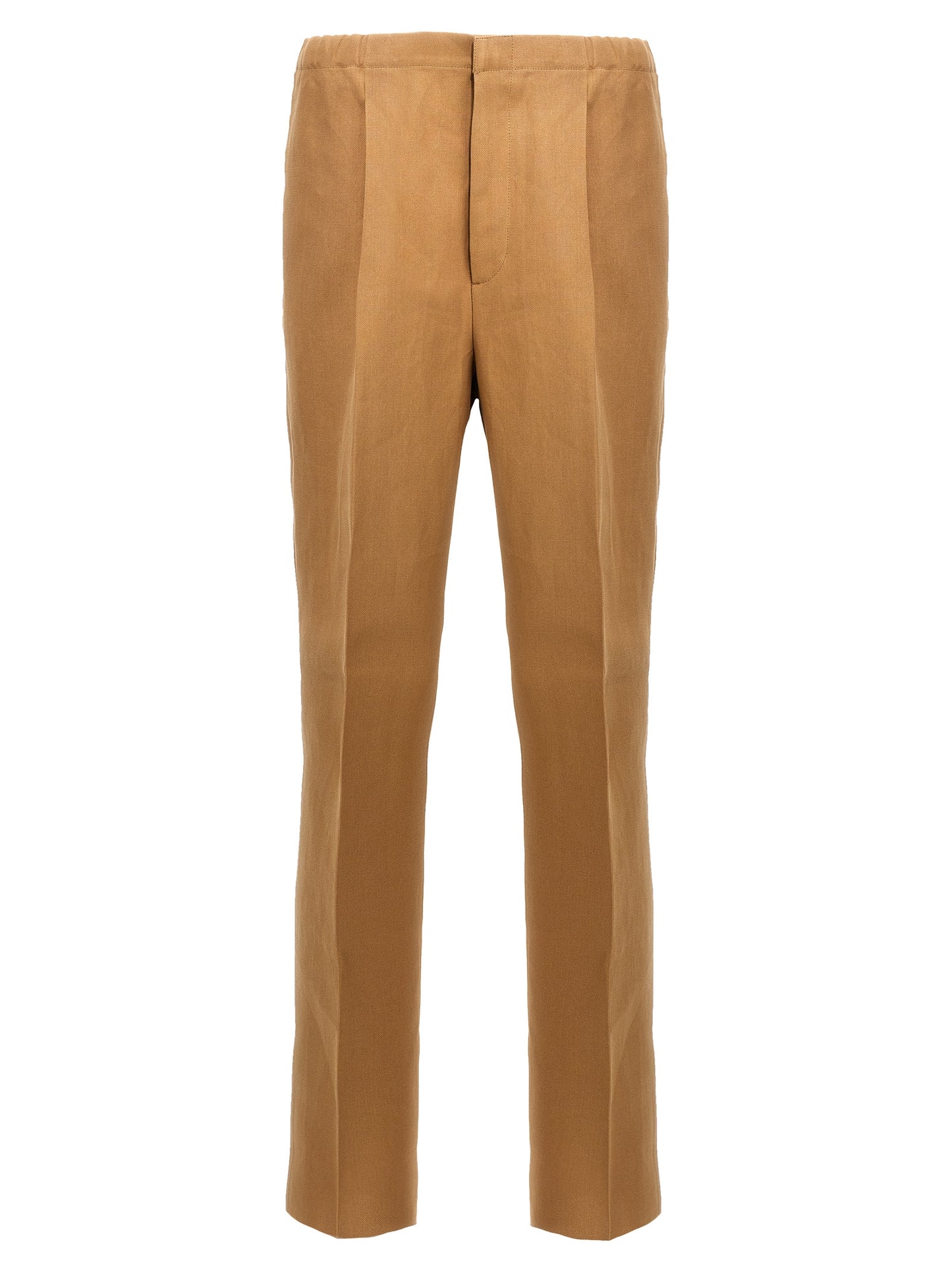 Fendi Beige Paper Casual Pants