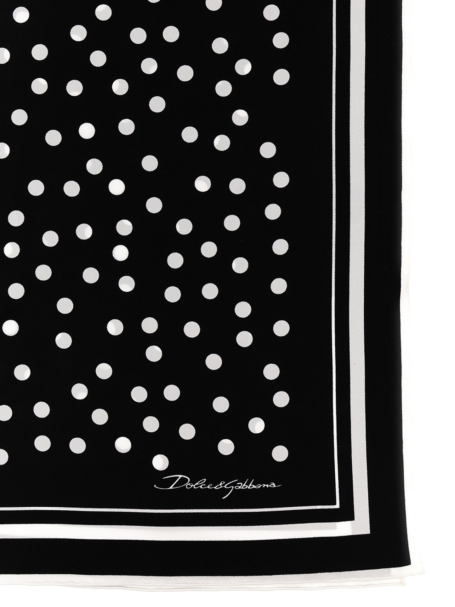 Dolce & Gabbana Bicolor Silk Scarf