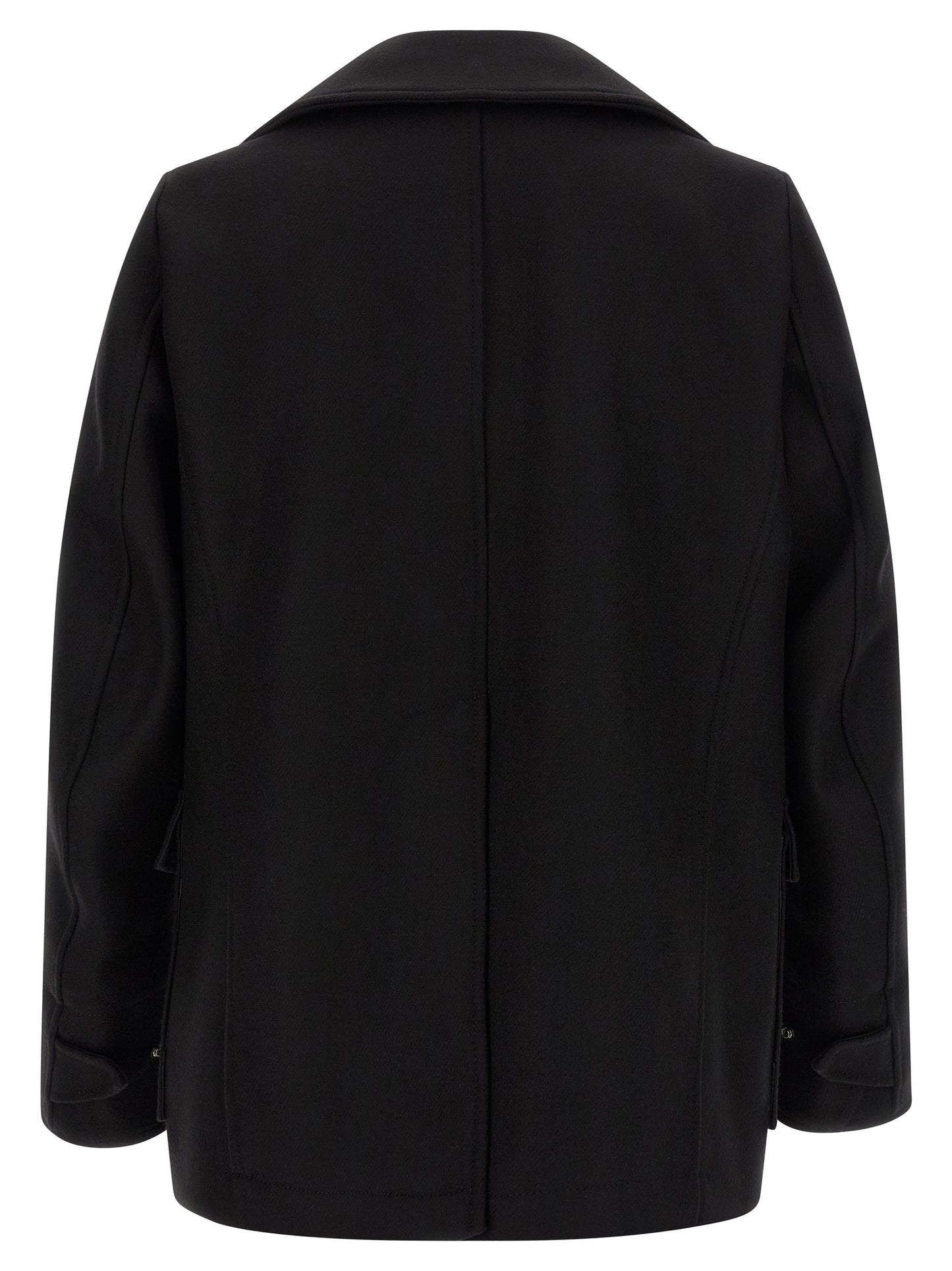 Dsquared² Black Wool Coat