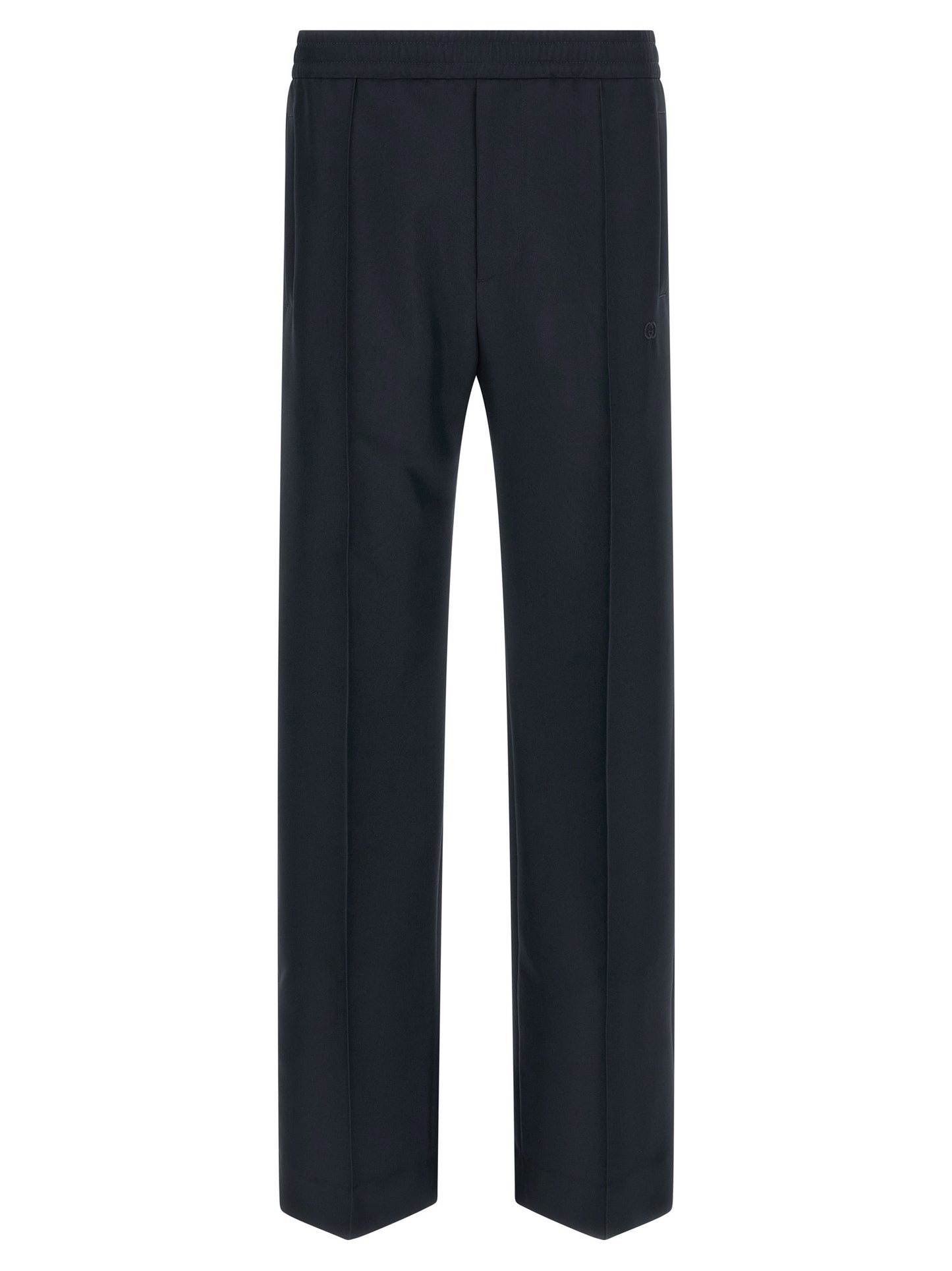 Gucci Blue Polyester Casual Pants